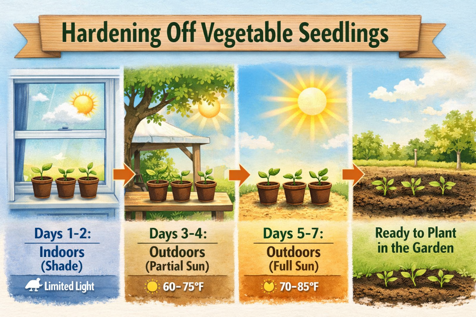How long can vegetable seedlings stay in seed trays before transplanting?