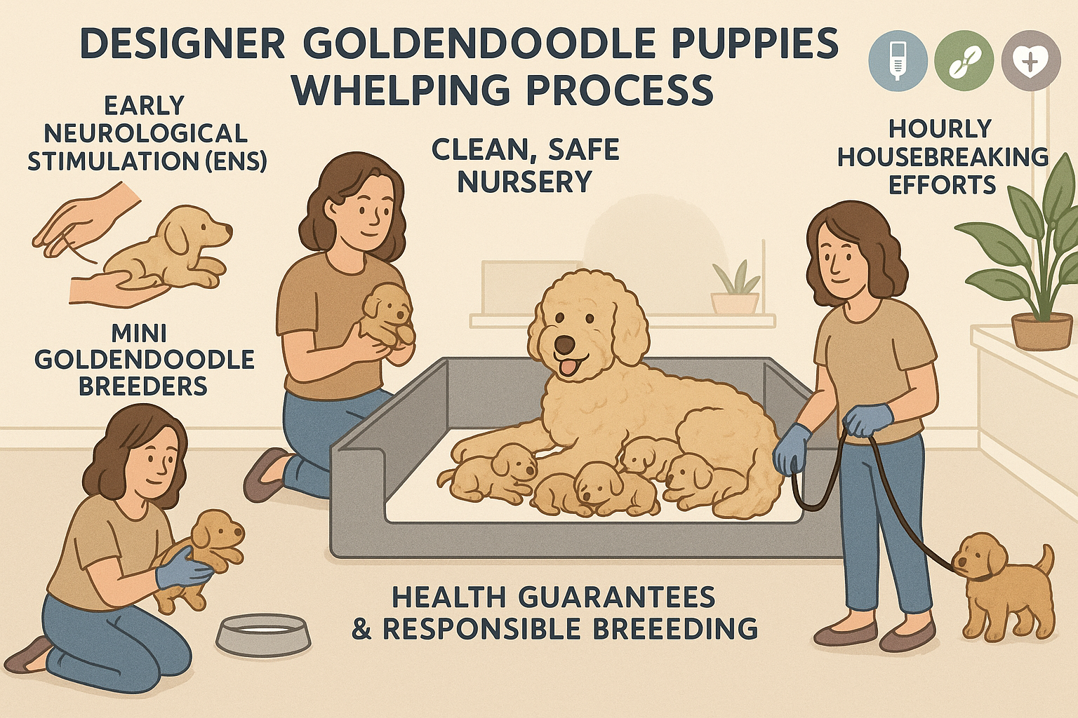 mini golden doodle sizes