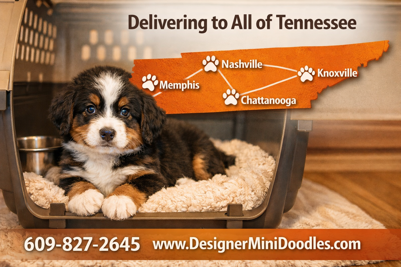 Miniature Bernedoodle puppies Tennessee