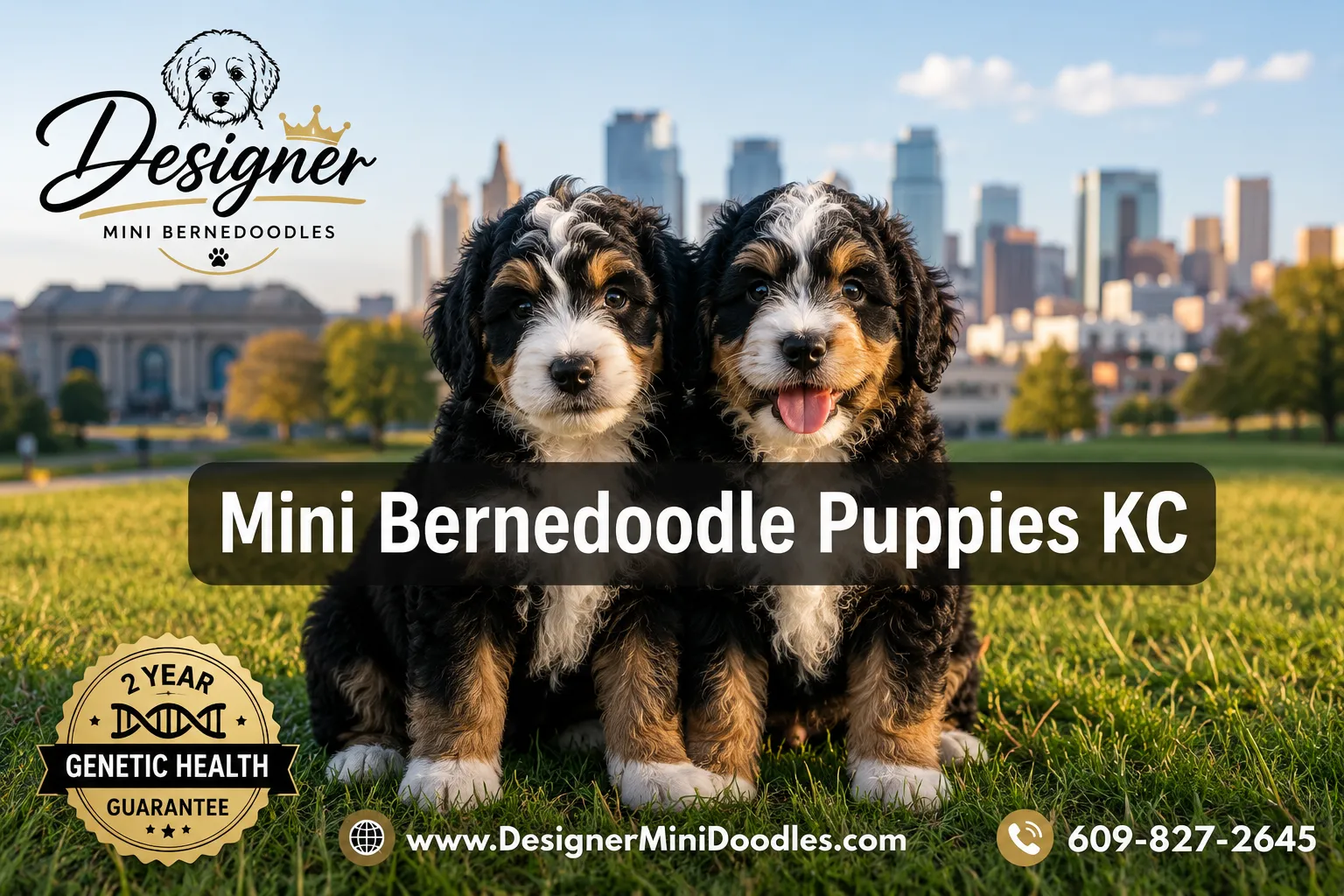 mini bernedoodle puppies Kansas City