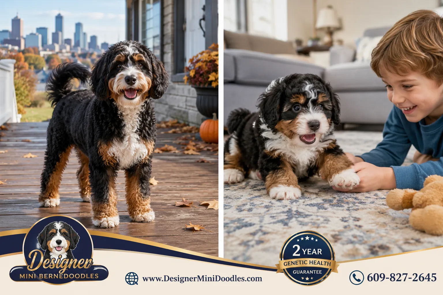 mini bernedoodle puppies Kansas City