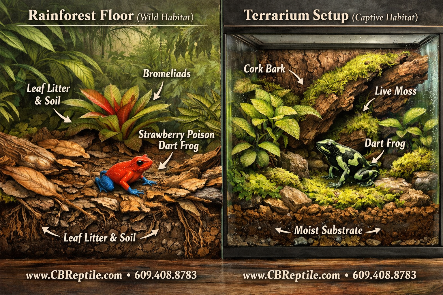 poison dart frog habitat