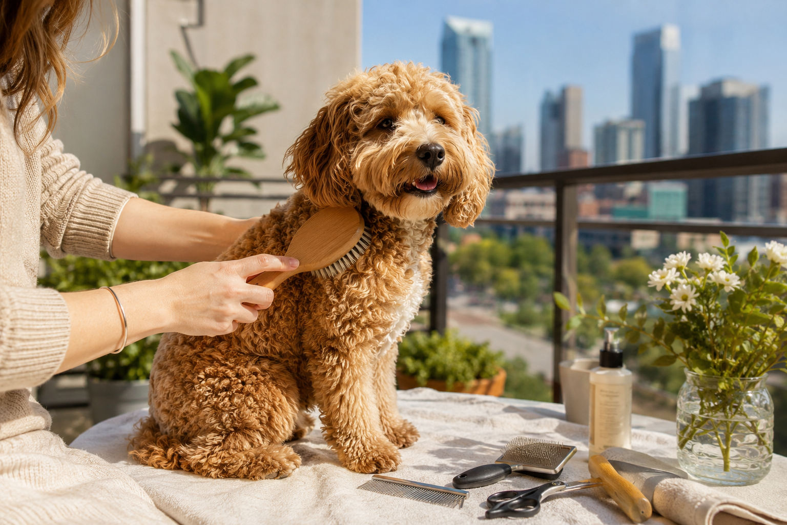 mini golden doodle Texas