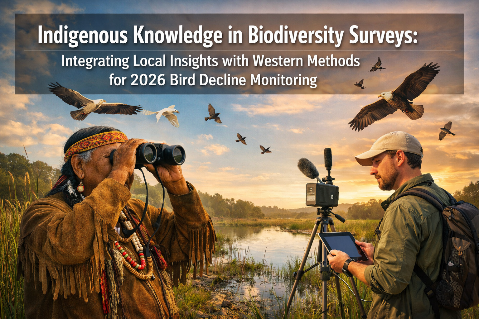 Professional () hero image with 'Indigenous Knowledge in Biodiversity Surveys: Integrating Local Insights with Western