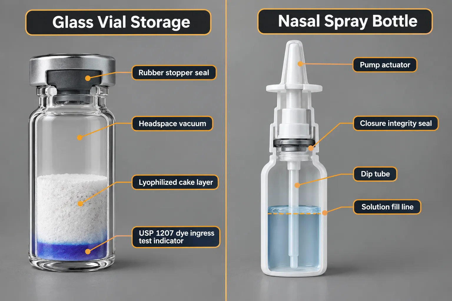 Container Closure Integrity: The Foundation of the Klow Blend Nasal Spray Research Framework