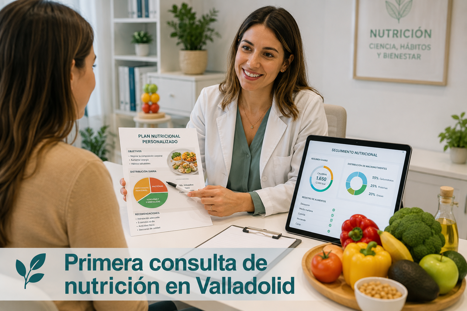 Áreas de intervención nutricional en Fisiolive Valladolid