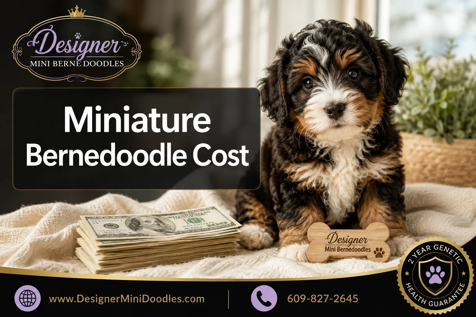 miniature bernedoodle cost