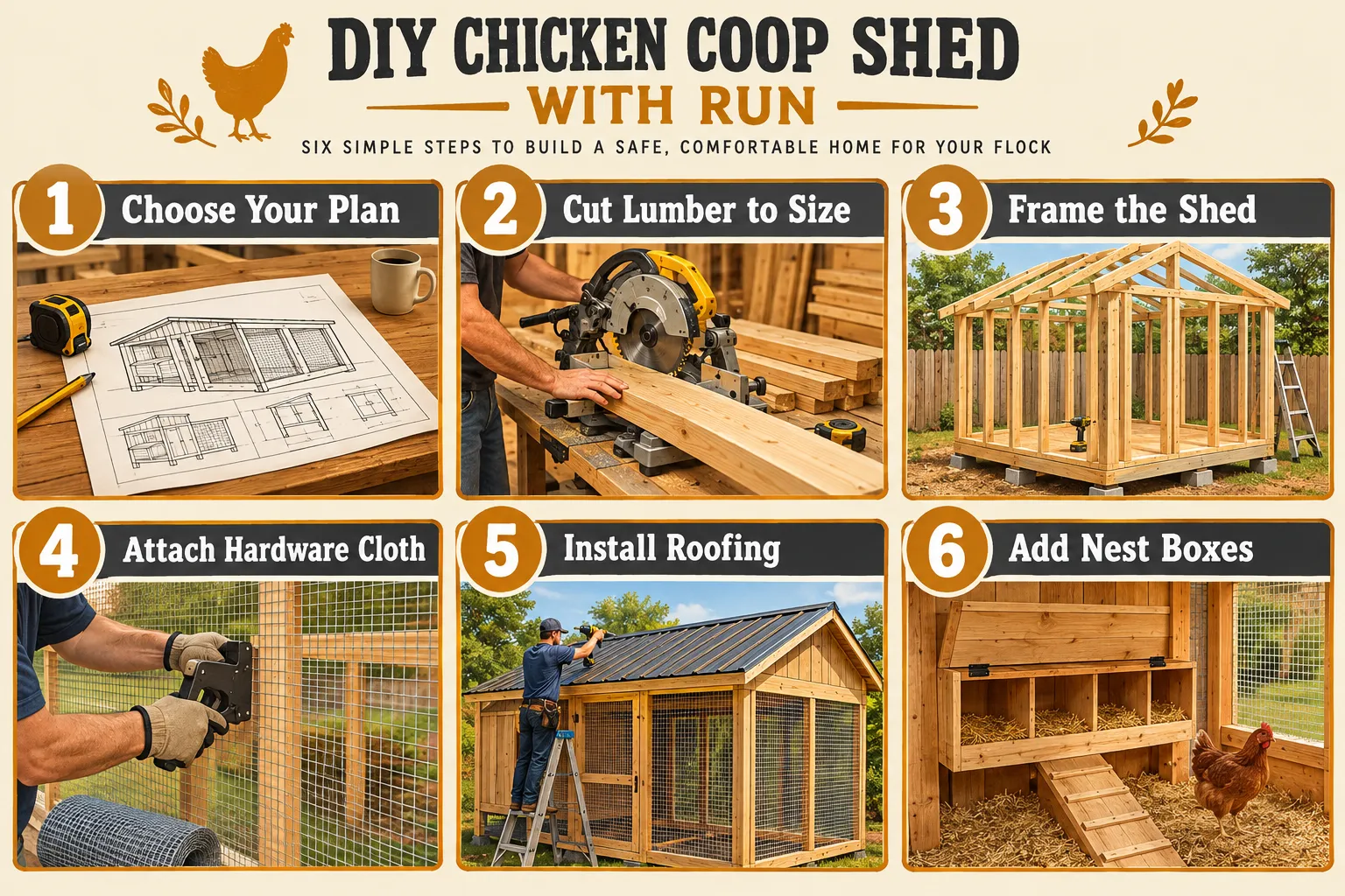 How Long Does It Take to Build a Chicken Coop Shed with Run