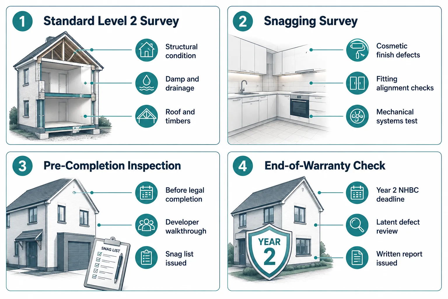 How a Snagging Survey Differs from a Standard Homebuyer Report