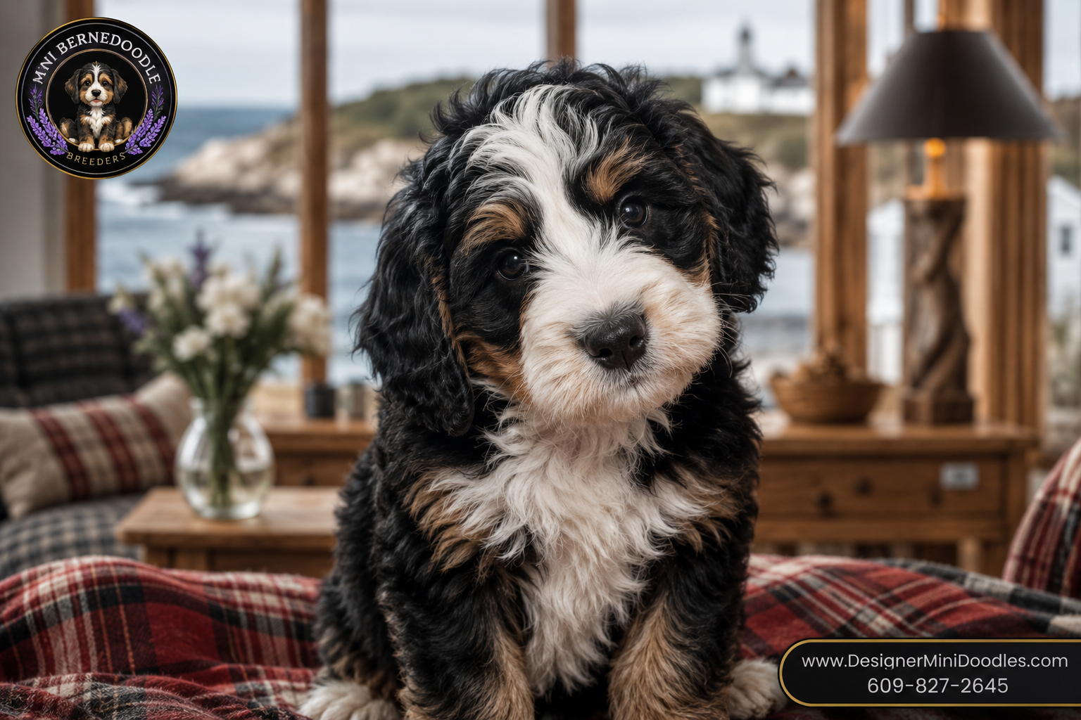 mini bernedoodle puppies Maine