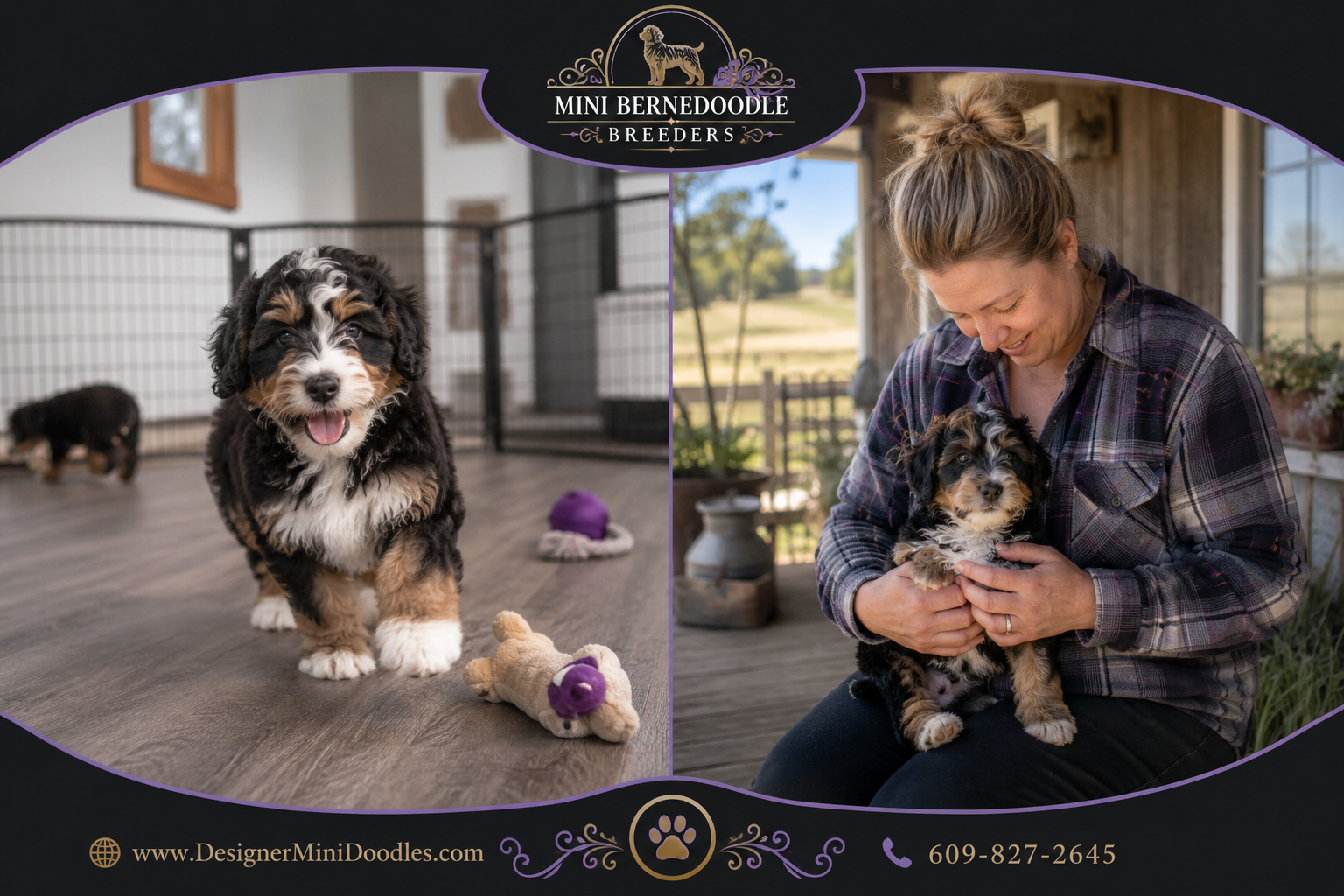 mini bernedoodle puppies Maine