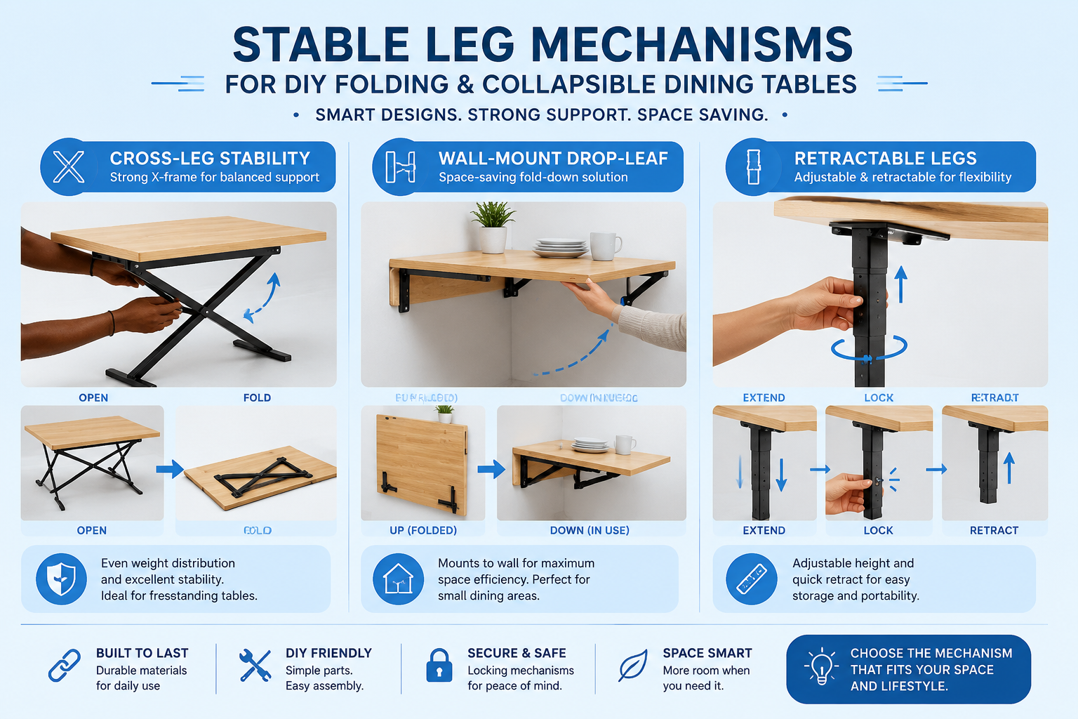 Exploring Common Leg Mechanisms
