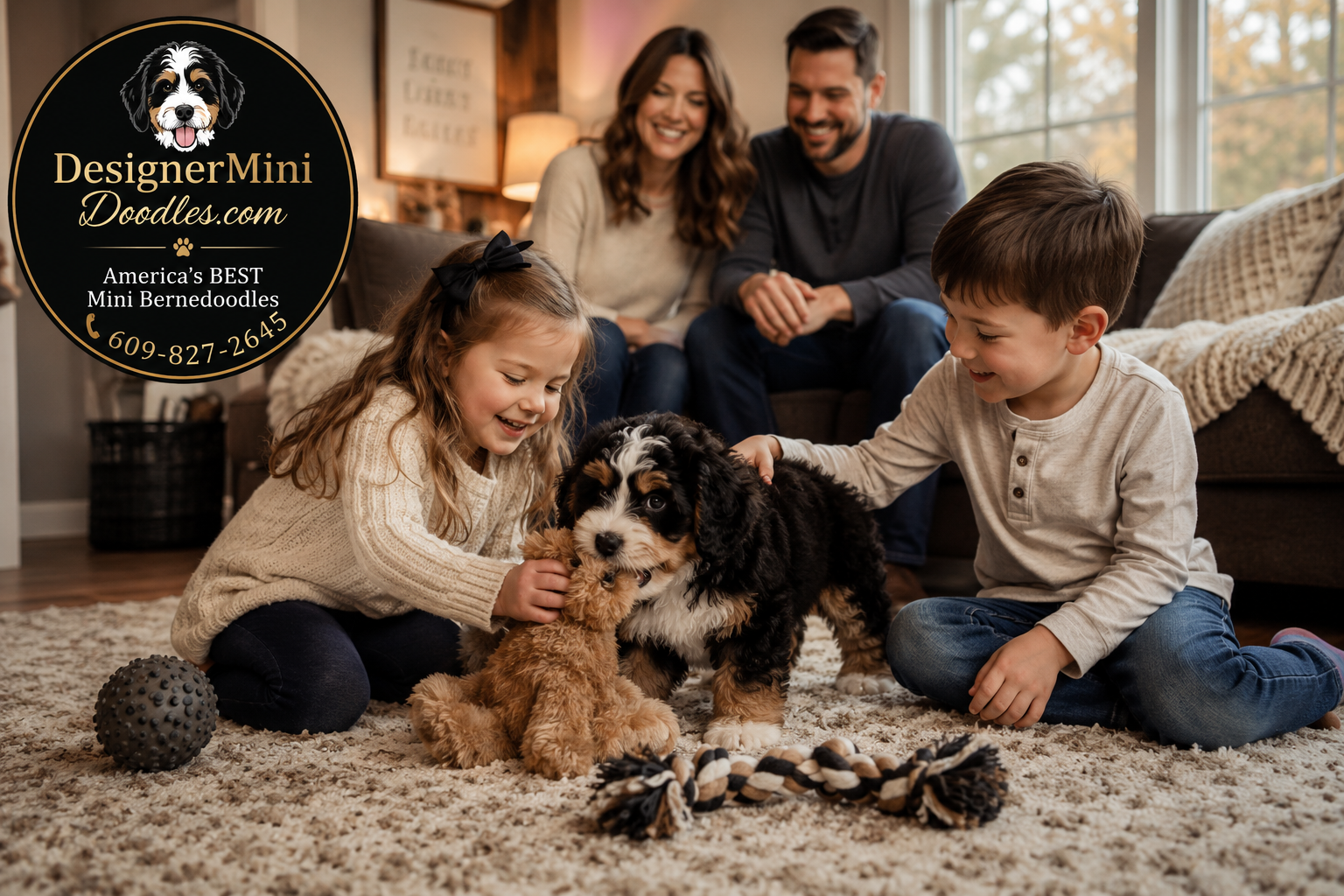 mini bernedoodle puppies in Atlanta