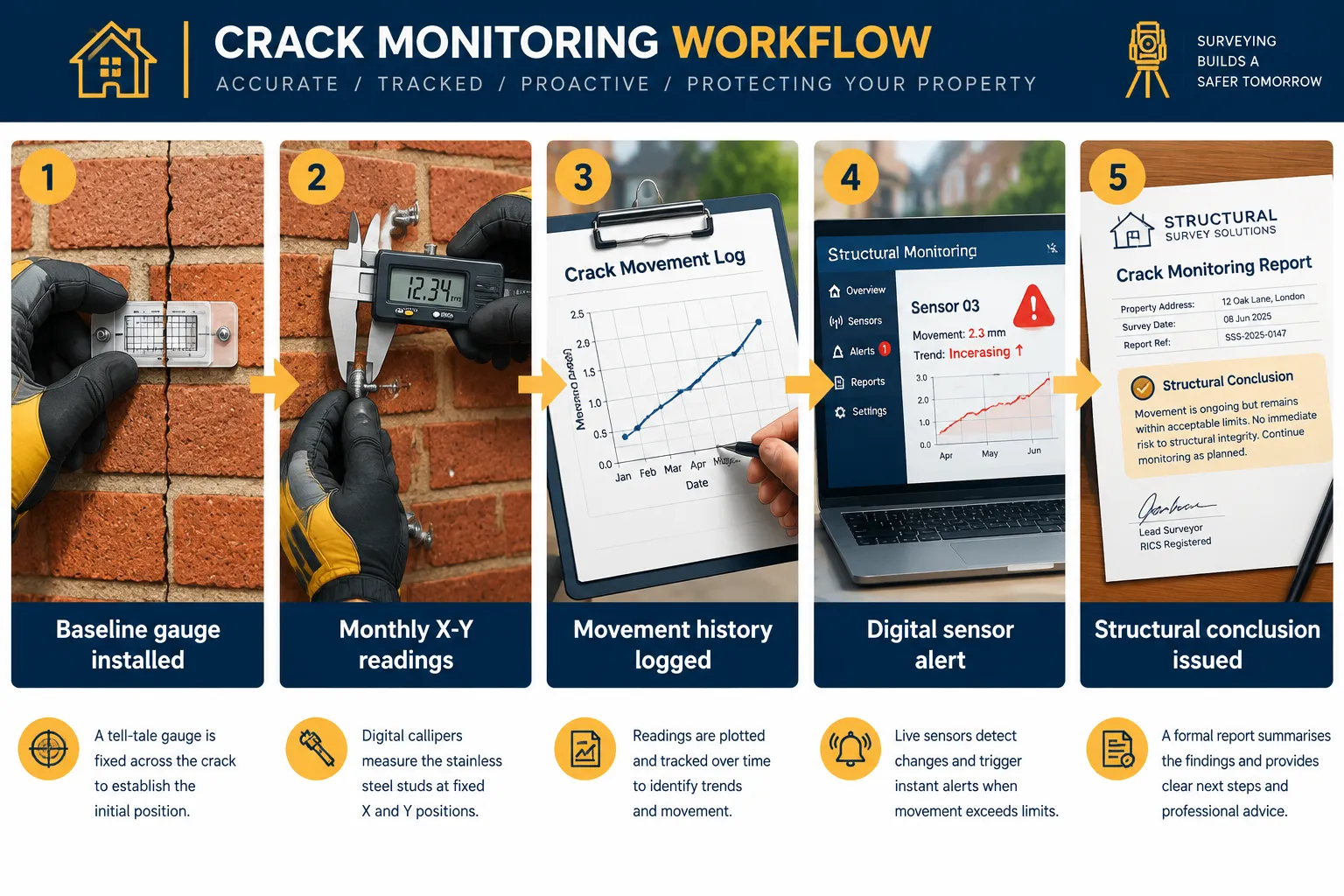 Monitoring Methods: How Surveyors Track Movement Over Time