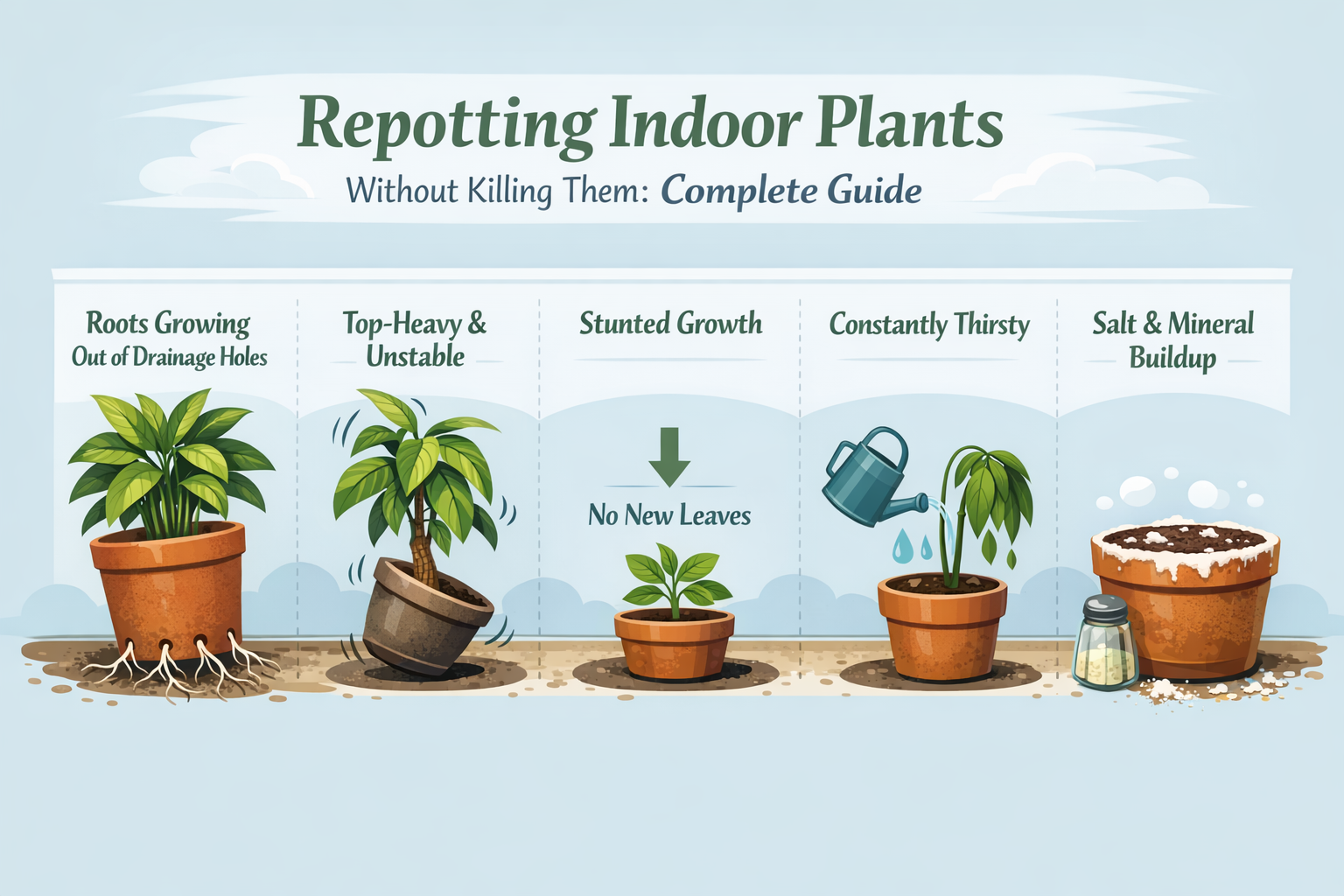 Repotting Indoor Plants Without Killing Them