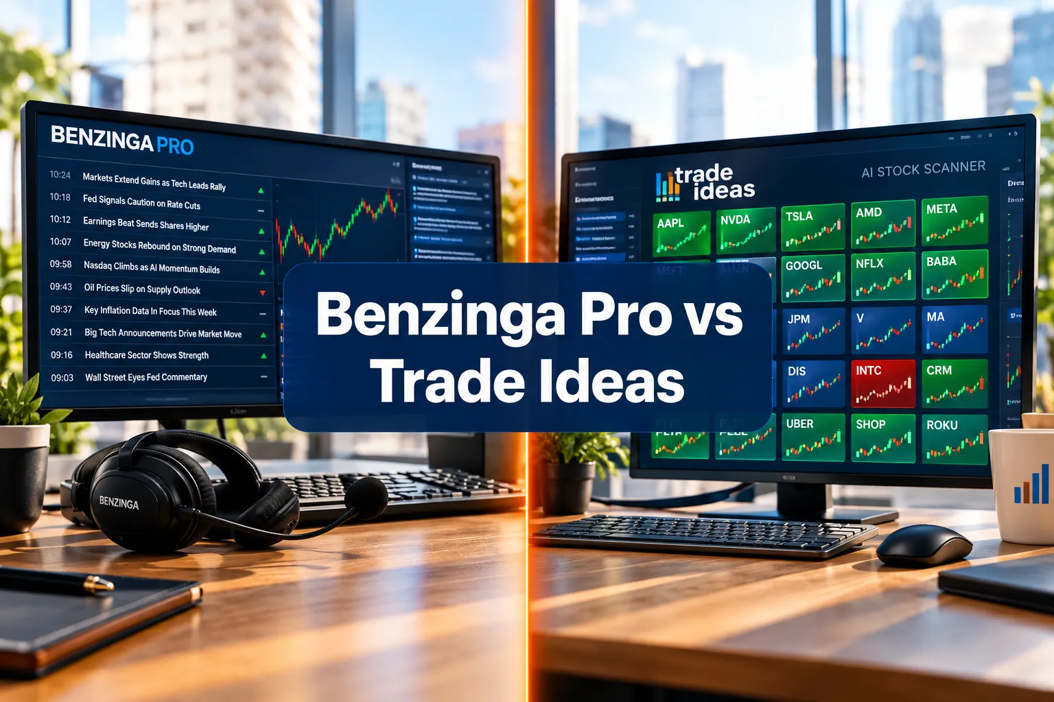 Benzinga Pro vs Trade Ideas: News or Scanner for Day Traders