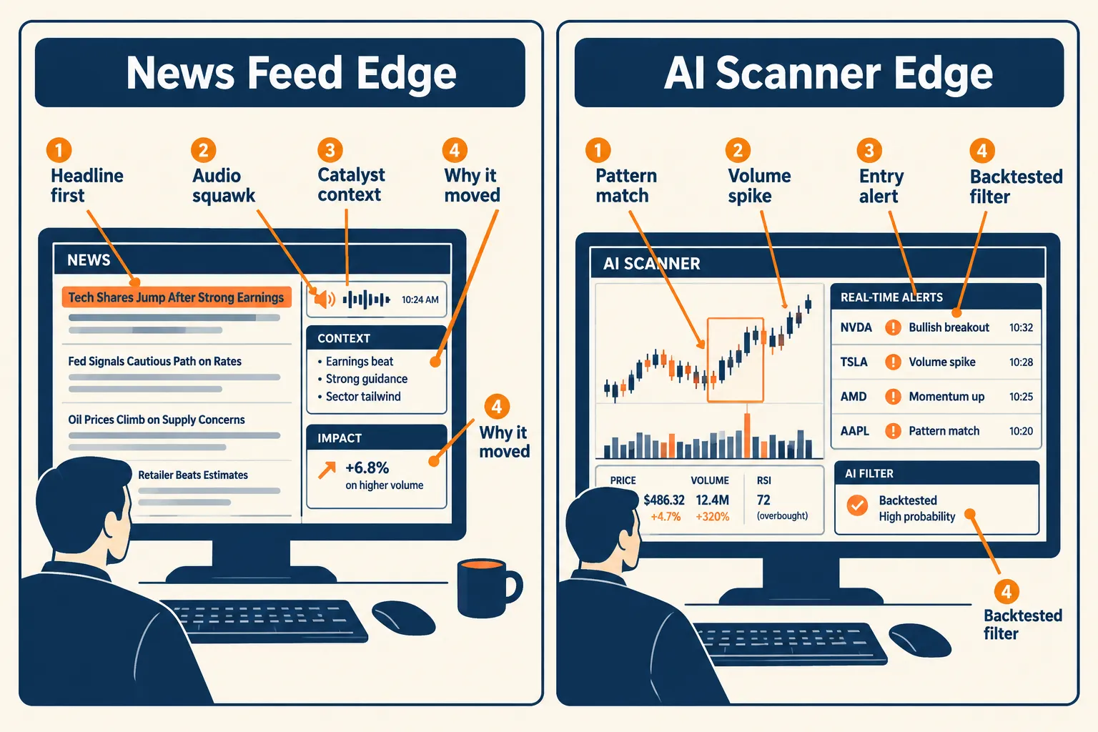 Benzinga Pro vs Trade Ideas: news or scanner for day traders?