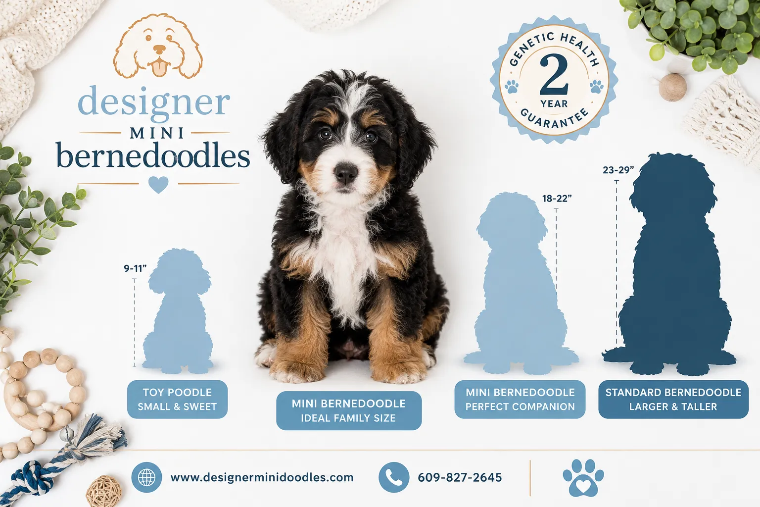 Mini Bernedoodles Huntington Beach California