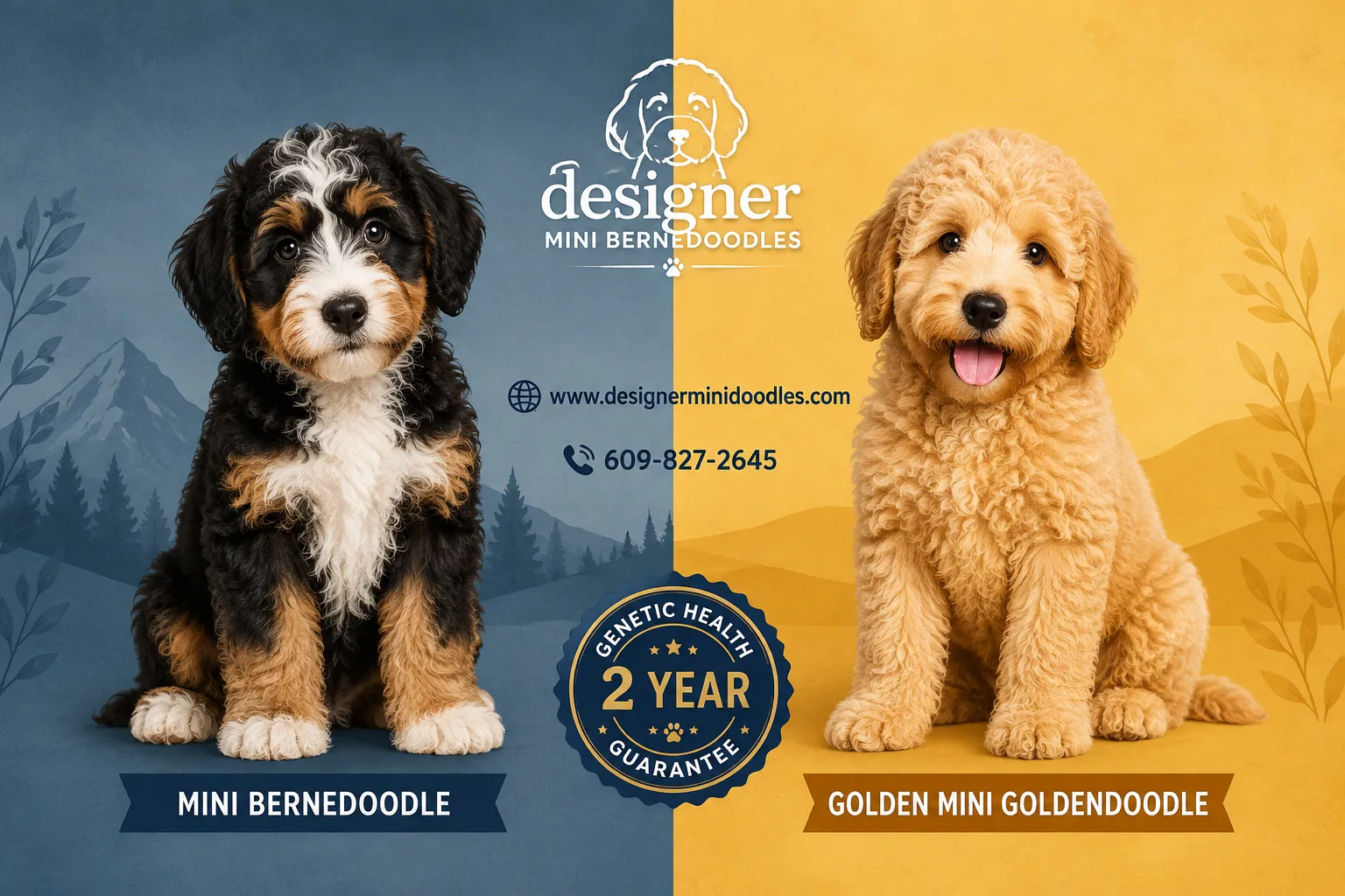 Mini Bernedoodles Huntington Beach California