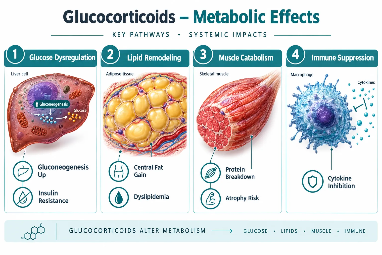 How Prednisone Reshapes the Metabolic Landscape