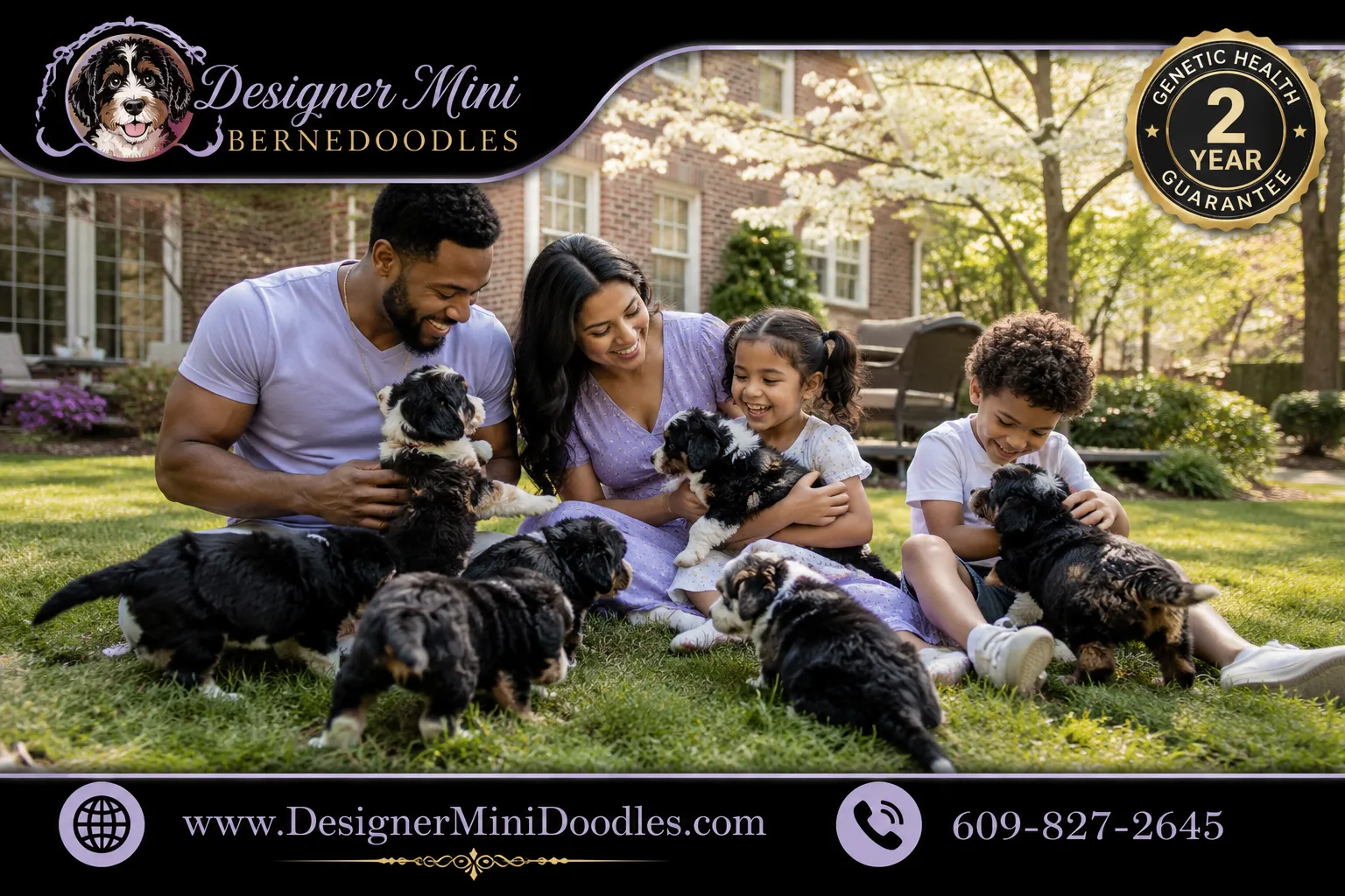 mini Bernedoodle puppies NC