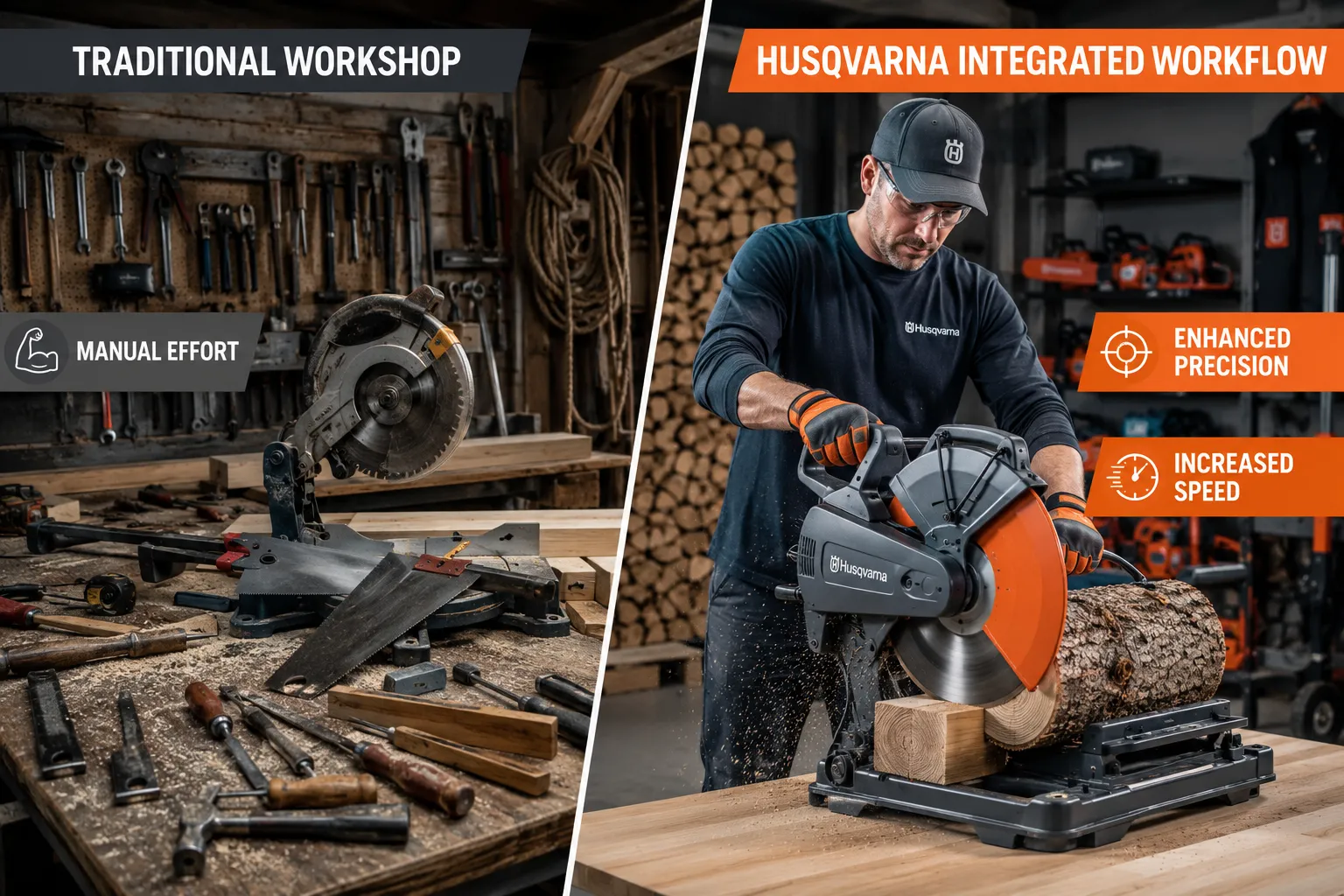 Integrating Husqvarna into the Modern Woodworking Workshop and Outdoor Projects