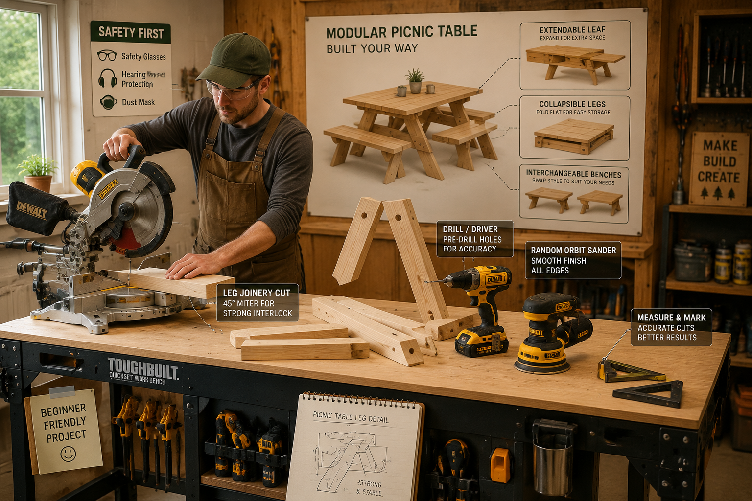 The Versatility of Modular and Collapsible Picnic Table Designs