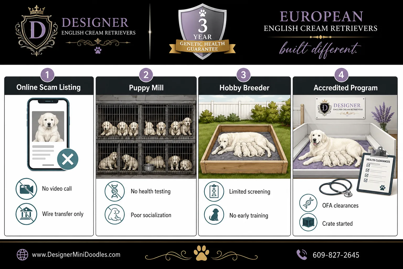 English Cream Golden Retriever Puppies Price