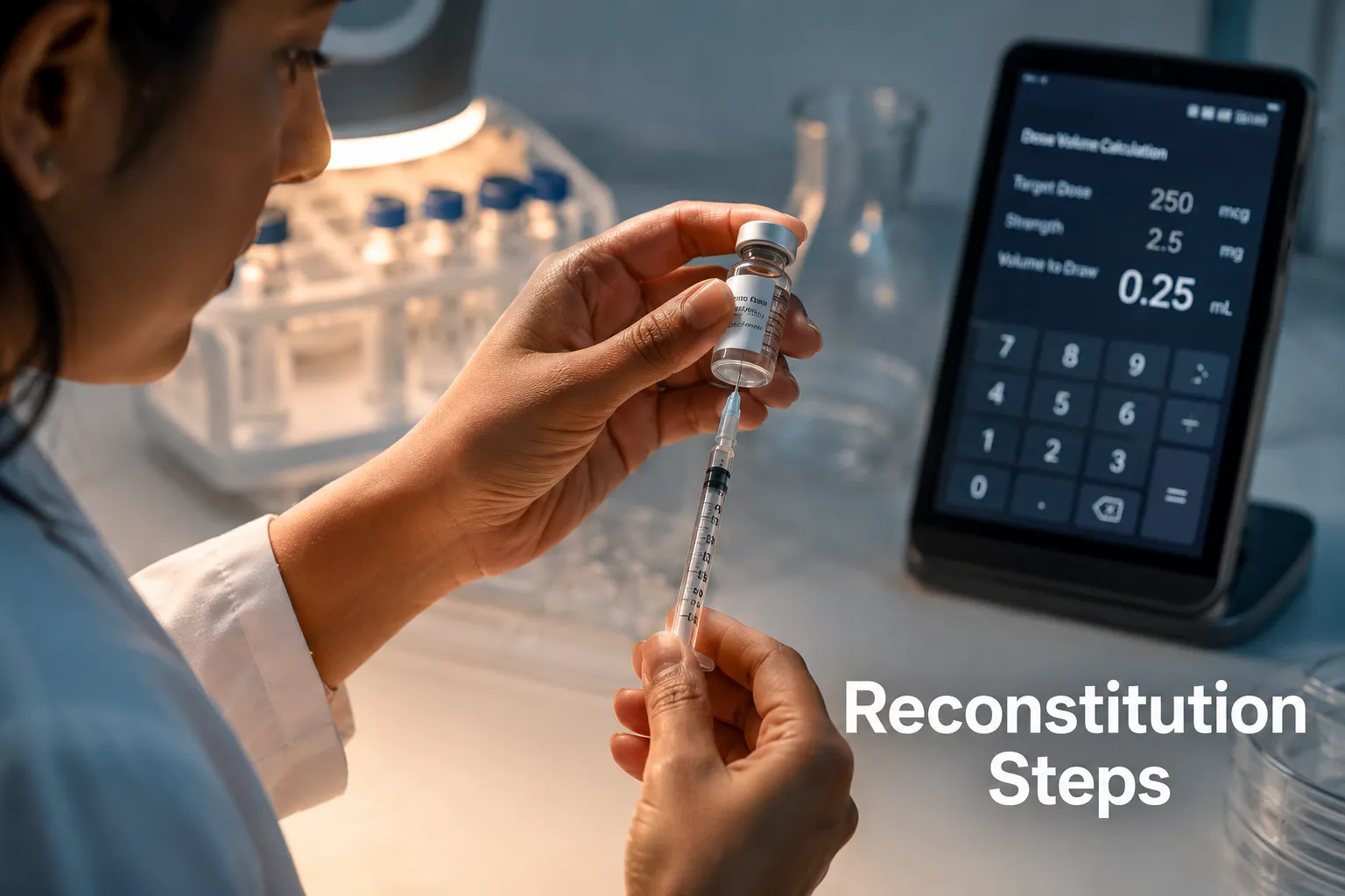 Applying Peptide Calculators for Tesamorelin and Ipamorelin: Optimizing Reconstitution and Dosing Accuracy