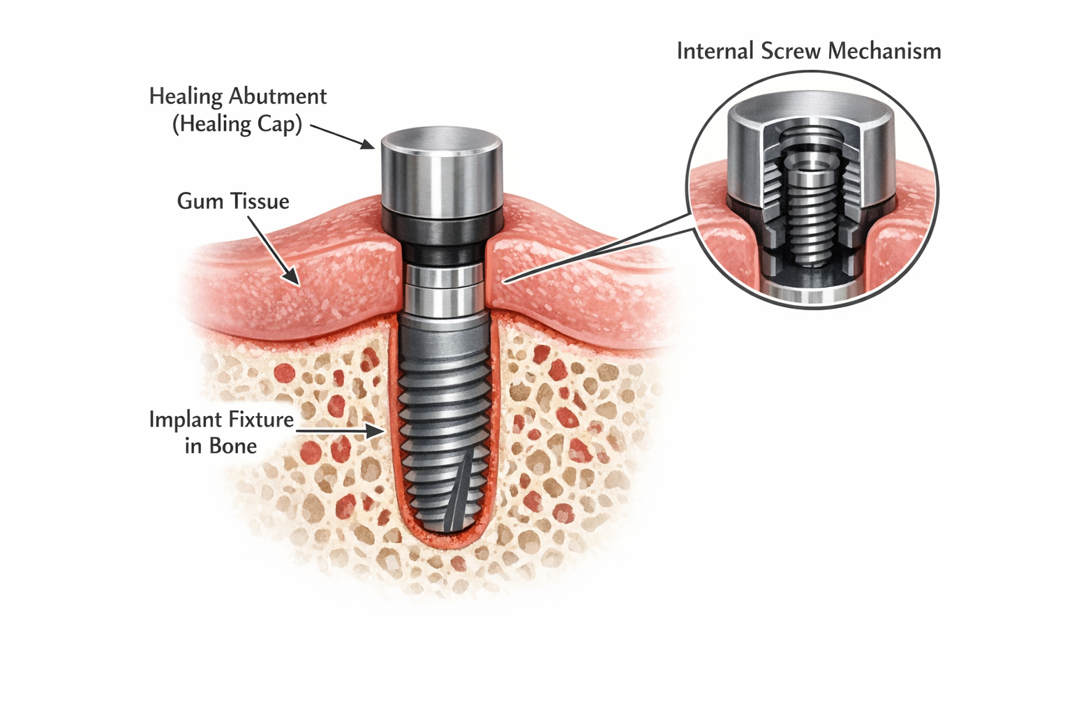 Dental Implant Healing Cap Fell Out? What to Do Now