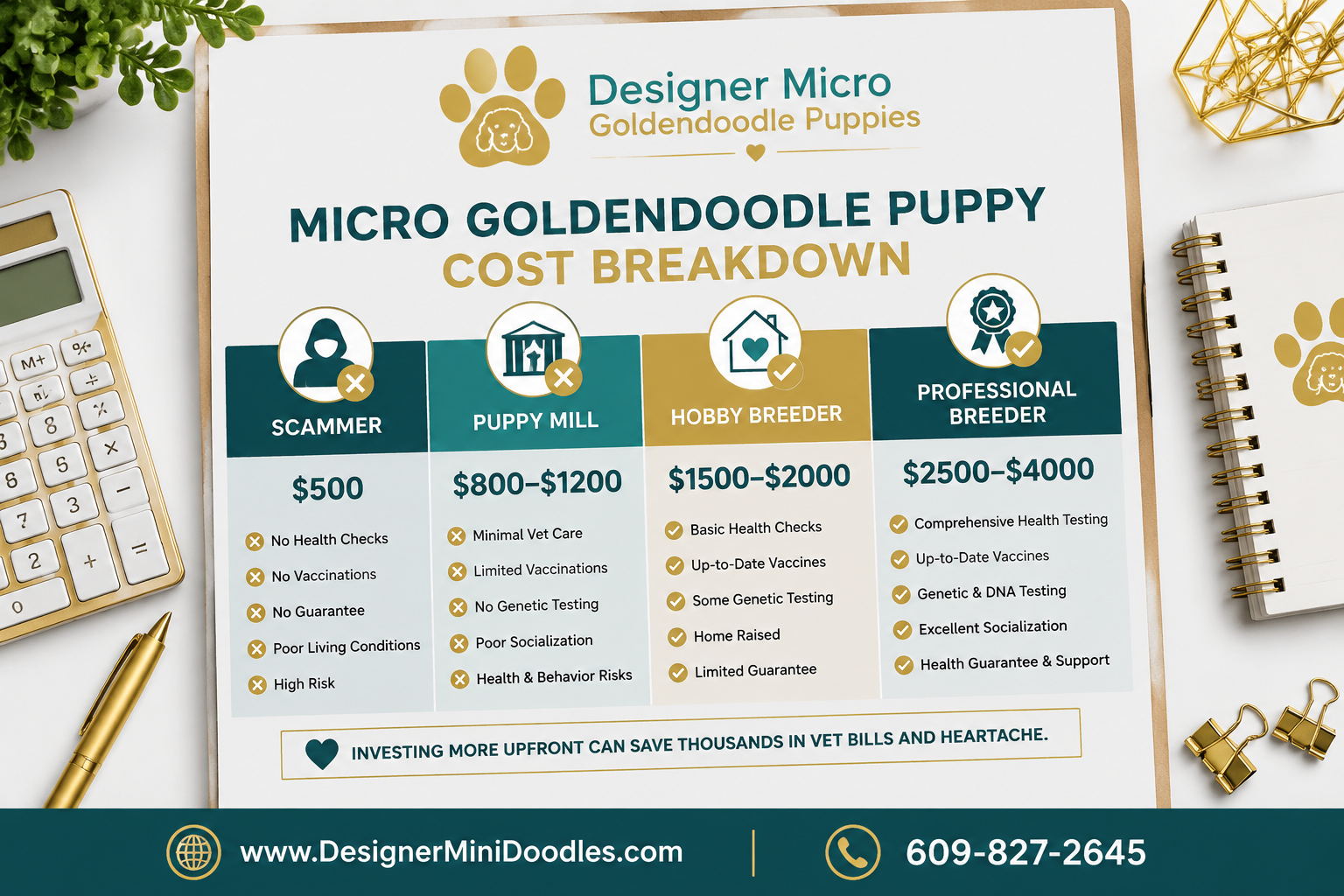 How Much Does It Cost to Care for a Micro Goldendoodle Yearly