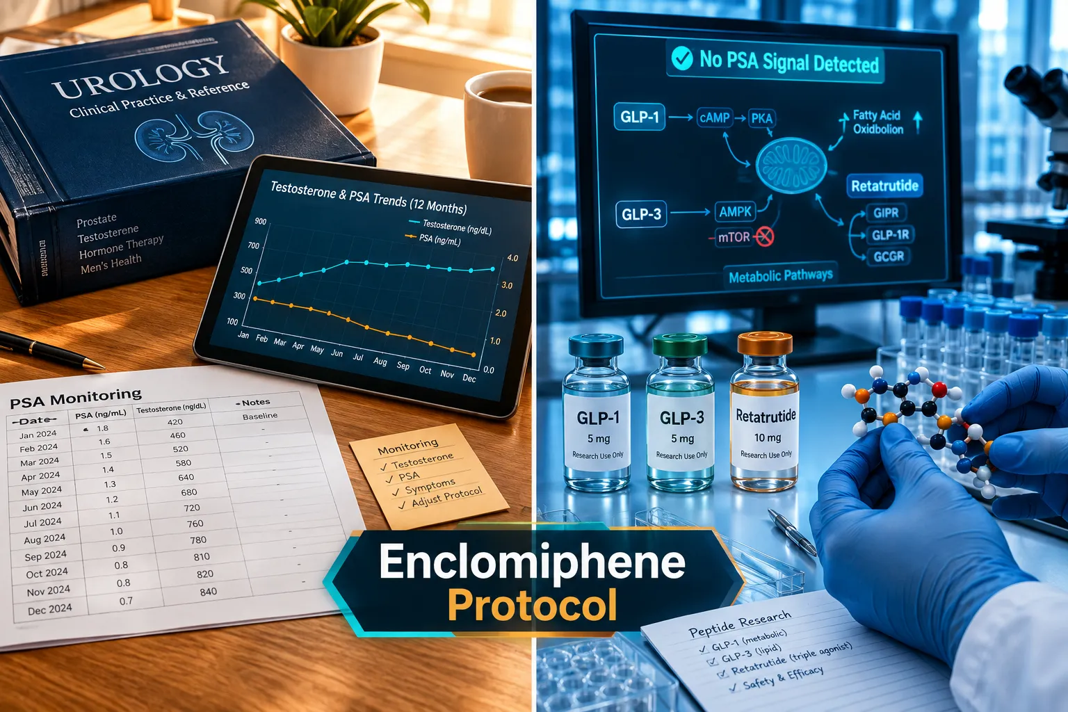 Enclomiphene and PSA: What the Evidence Shows in 2026