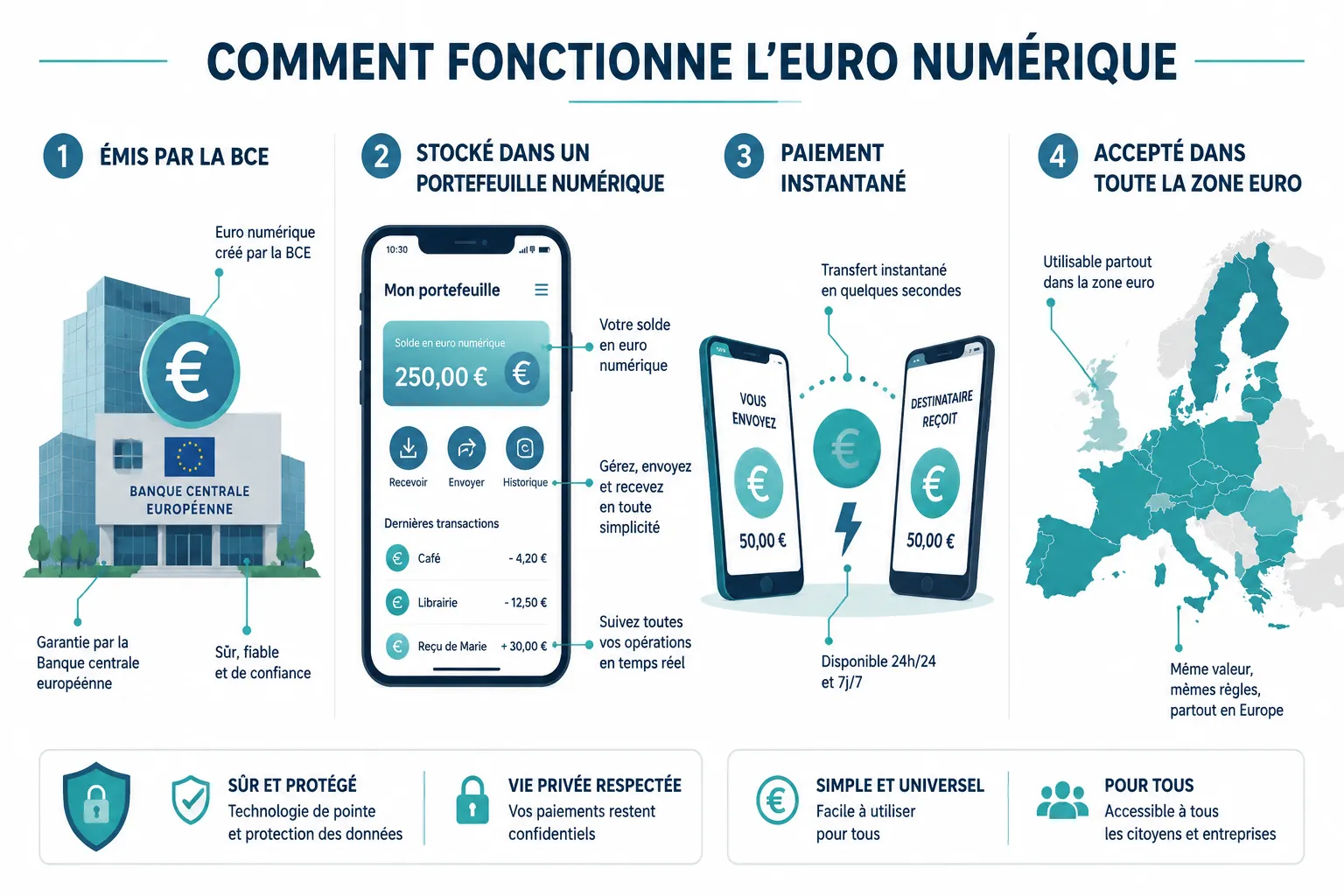 Qu'est-ce que l'euro numérique et comment fonctionne-t-il ?