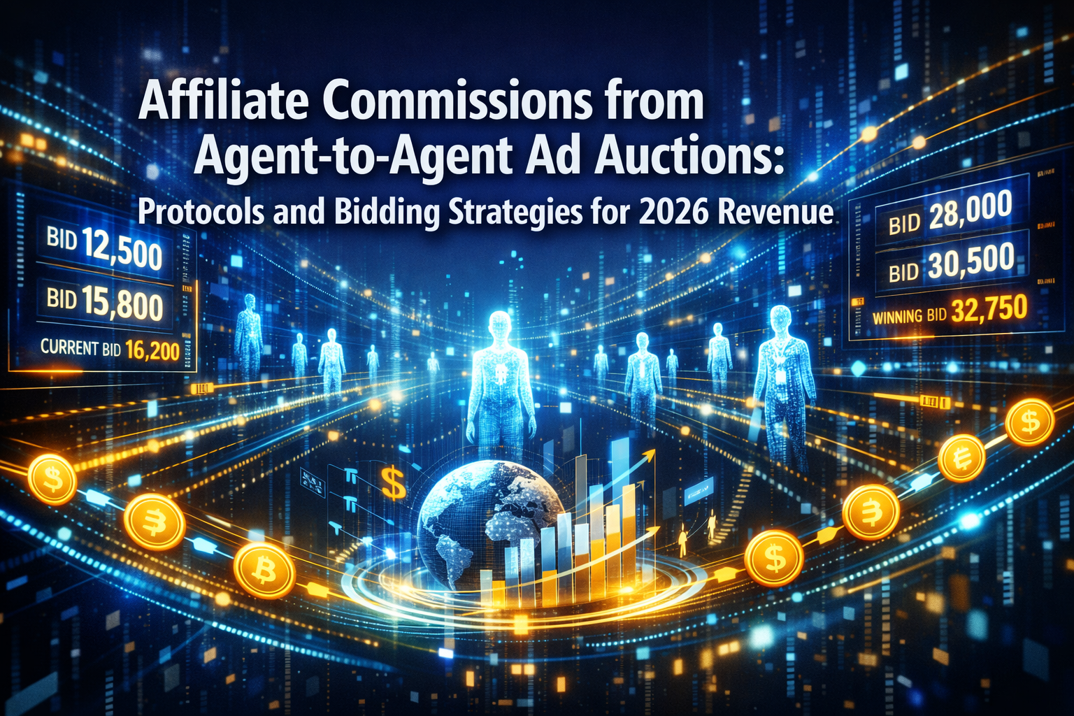 Professional () hero image featuring 'Affiliate Commissions from Agent-to-Agent Ad Auctions: Protocols and Bidding