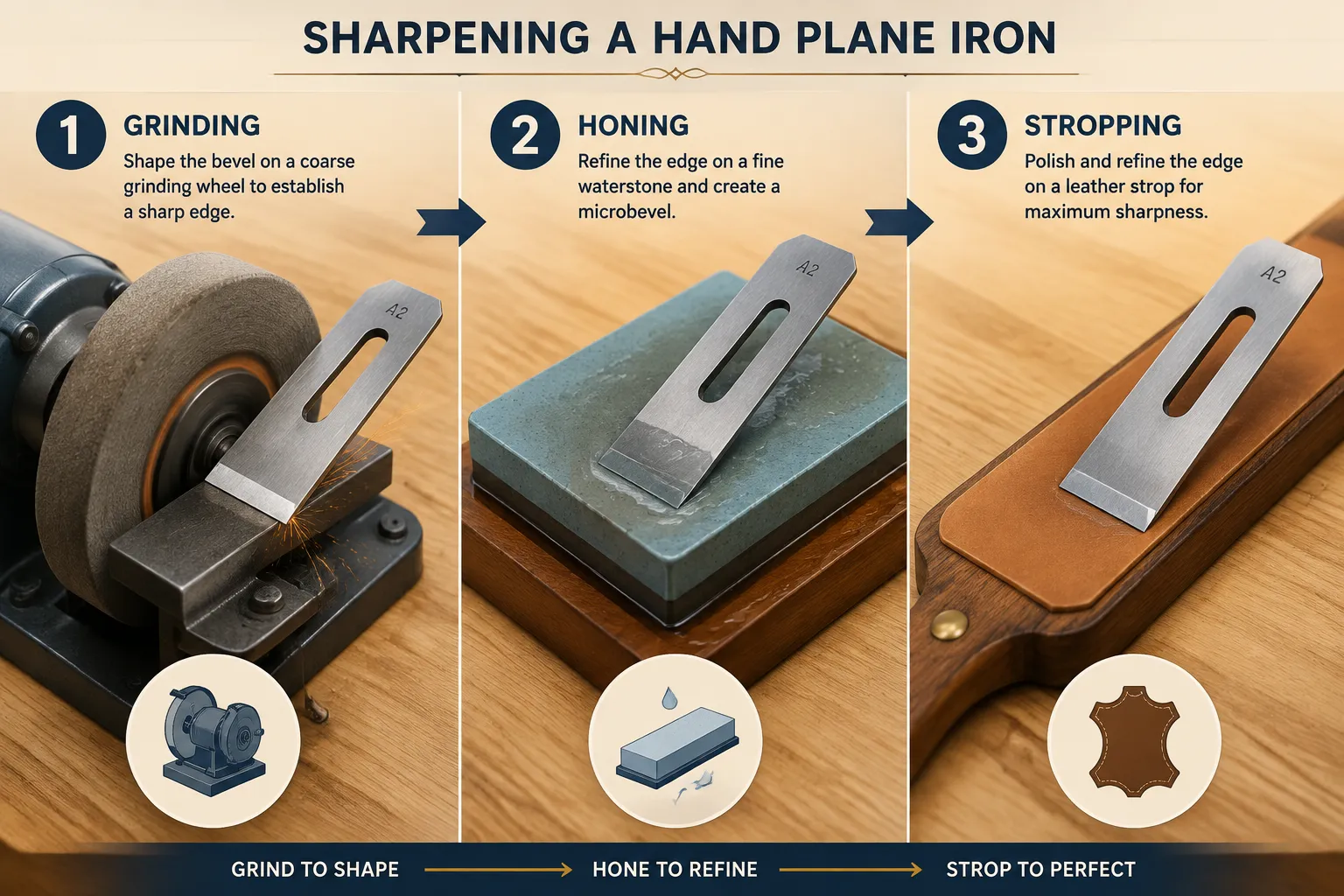 The Edge of Excellence: Sharpening for Hand Plane Mastery