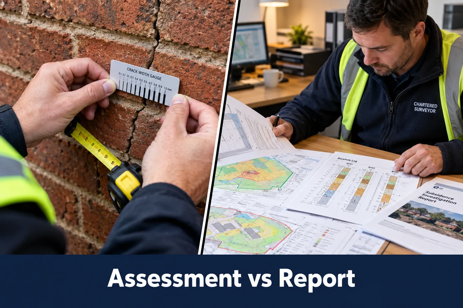 How Surveyors Assess, Report and Escalate: The Professional Subsidence Investigation in Practice