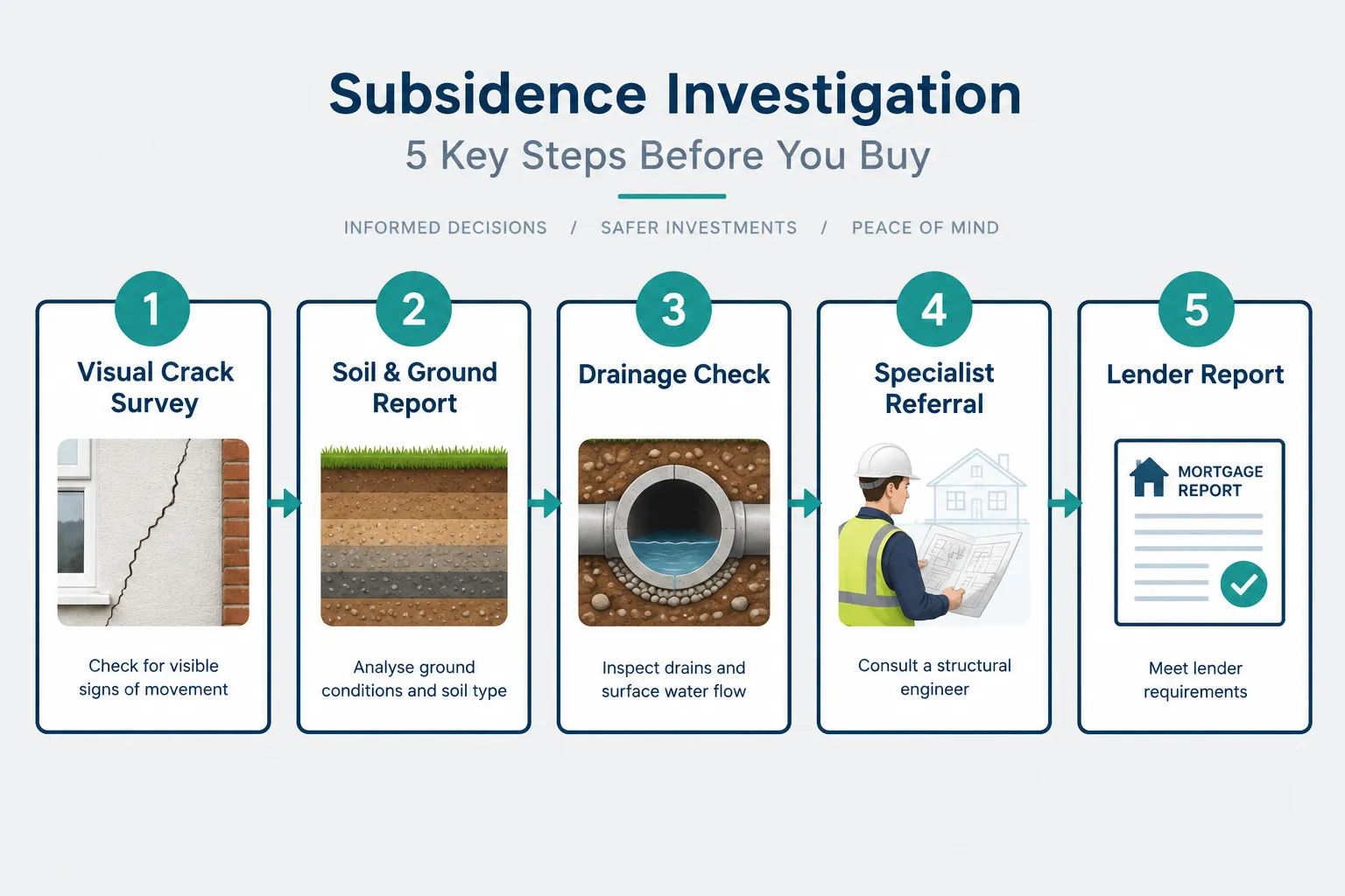 Using Professional Subsidence Investigation Findings in Buyer Negotiations