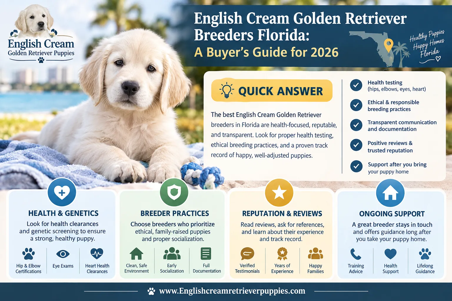 What is an English cream golden retriever?