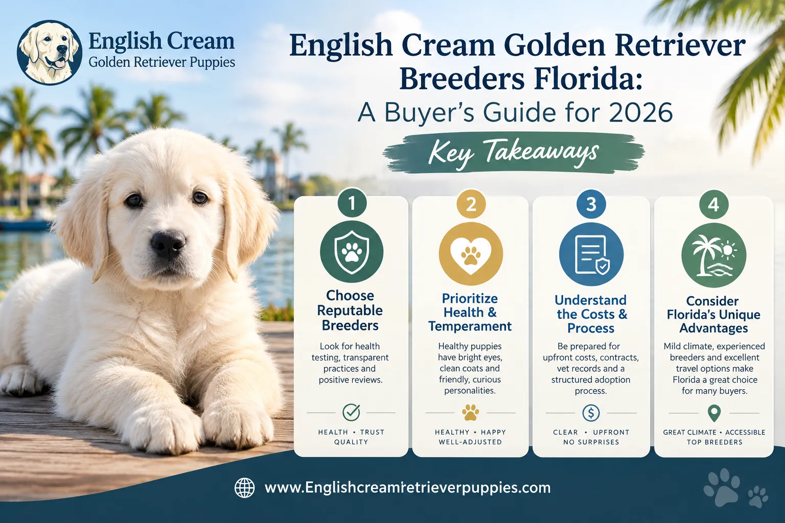 English cream golden retriever vs American golden retriever