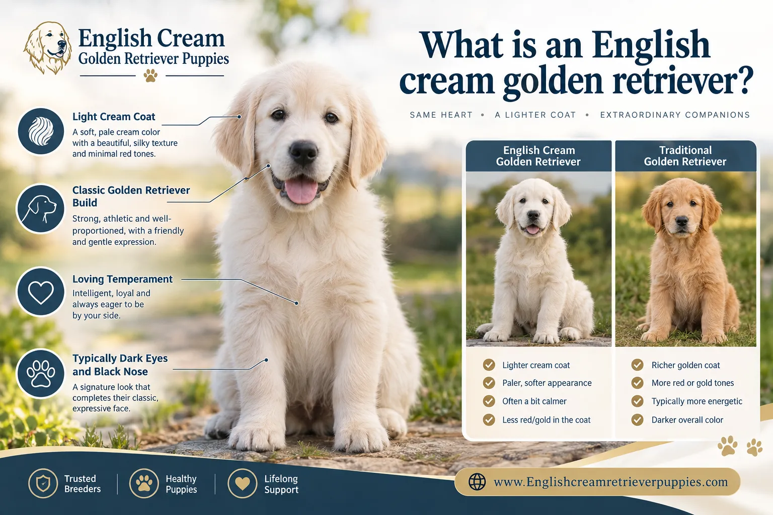 How to find reputable English cream golden retriever breeders in Florida