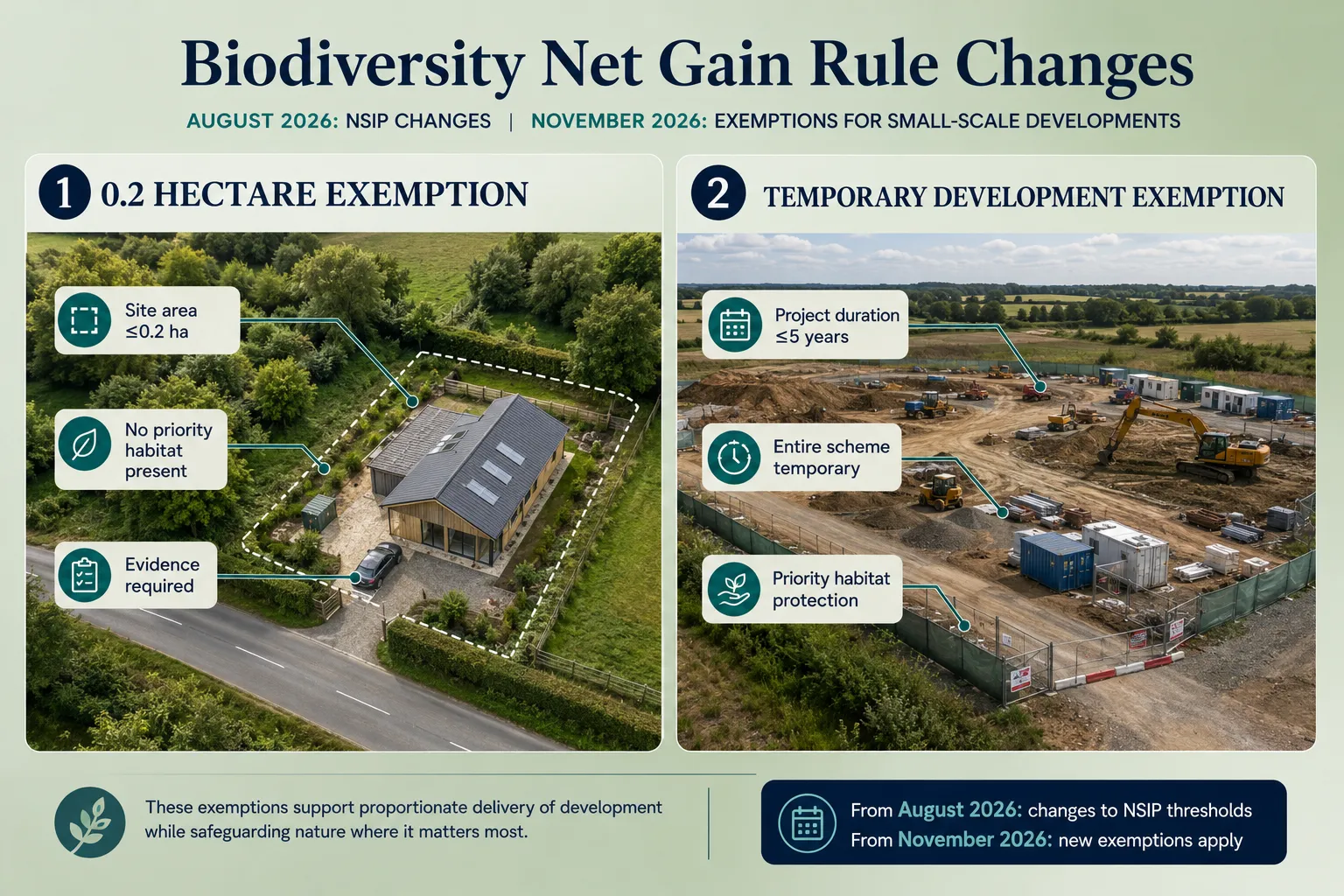 The Four Biodiversity Net Gain Rule Changes That Took Effect on 6 August 2026