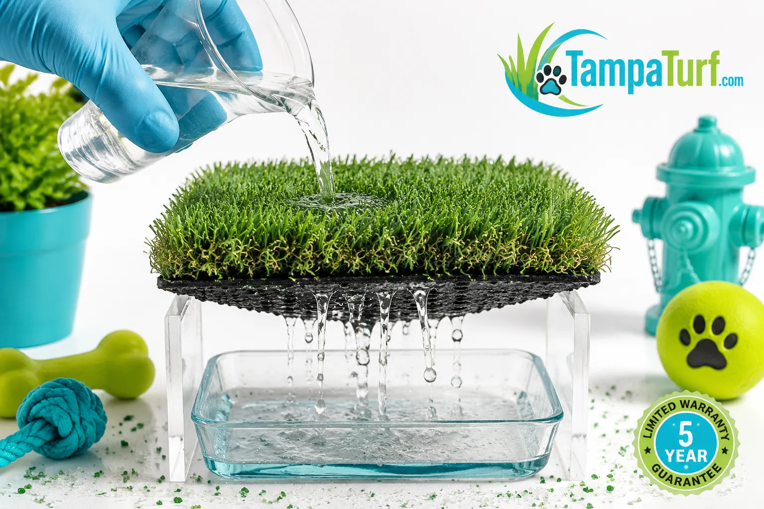 How does artificial grass drainage and maintenance actually work?
