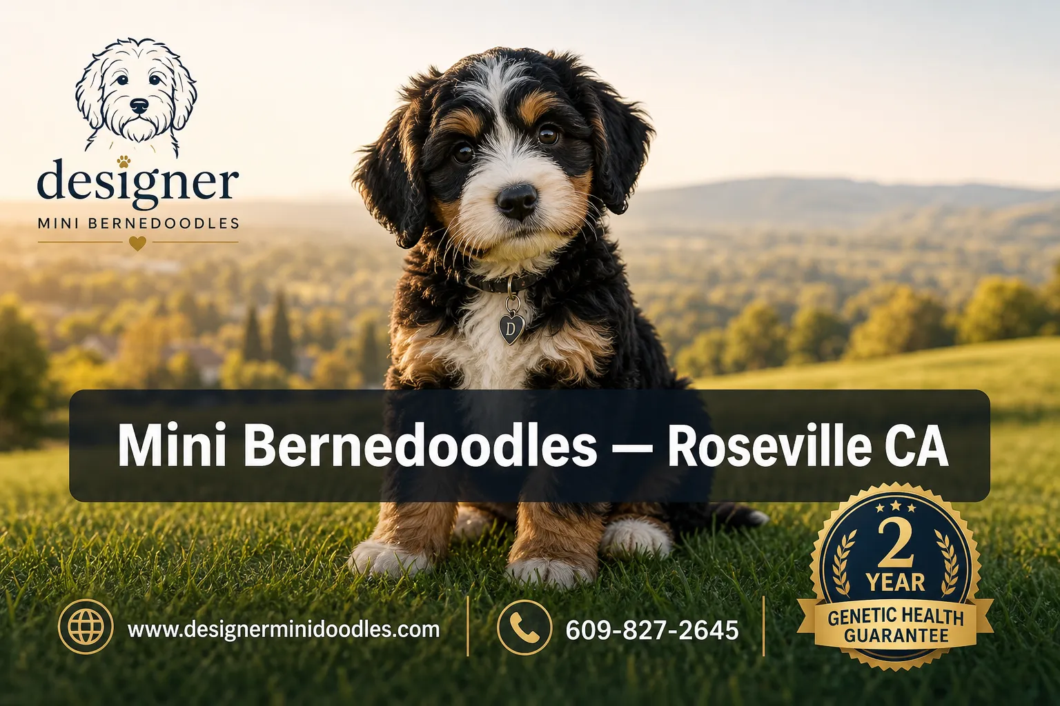 Mini Bernedoodles for sale Roseville California
