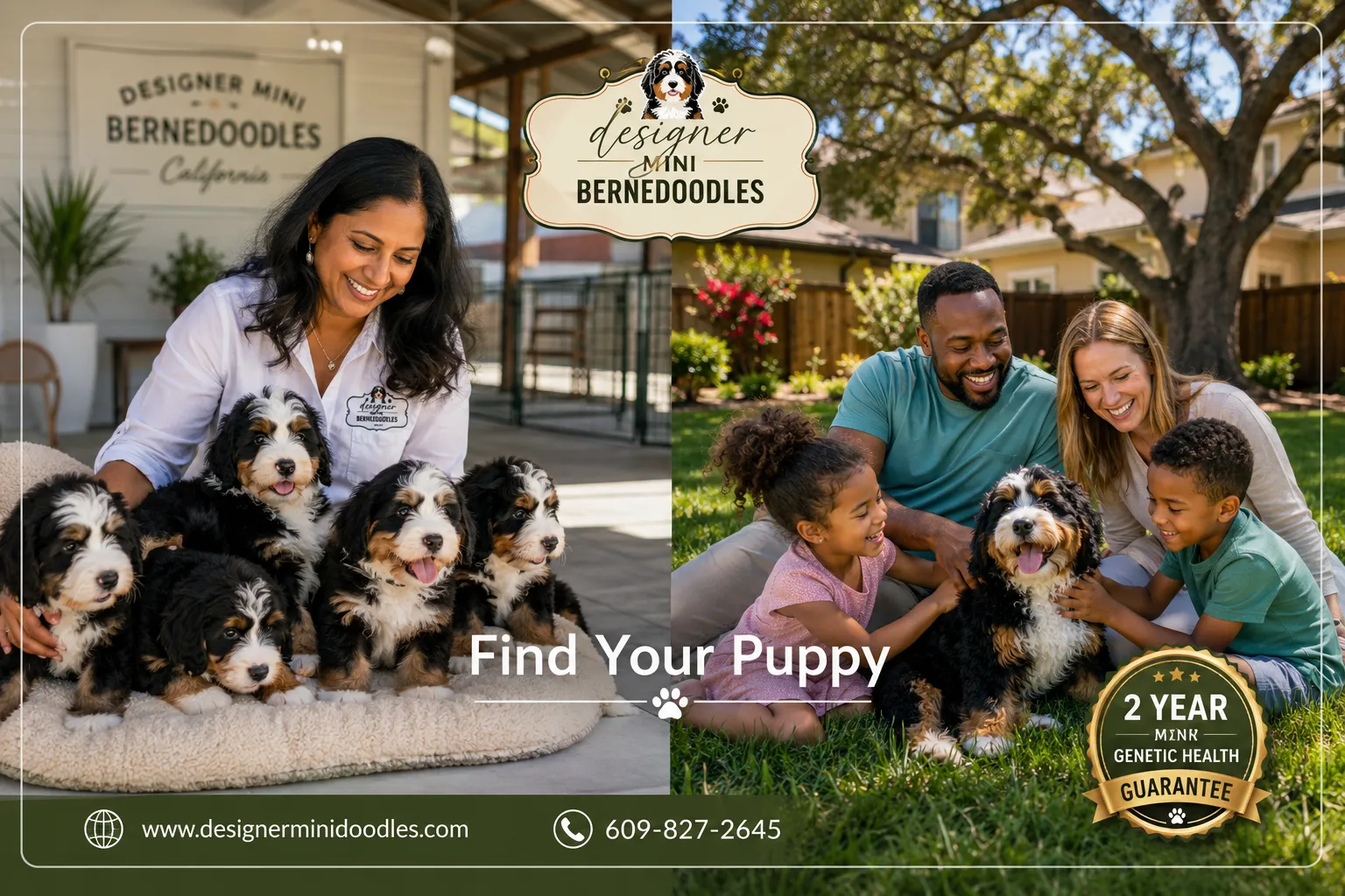 Mini Bernedoodles for sale Roseville California