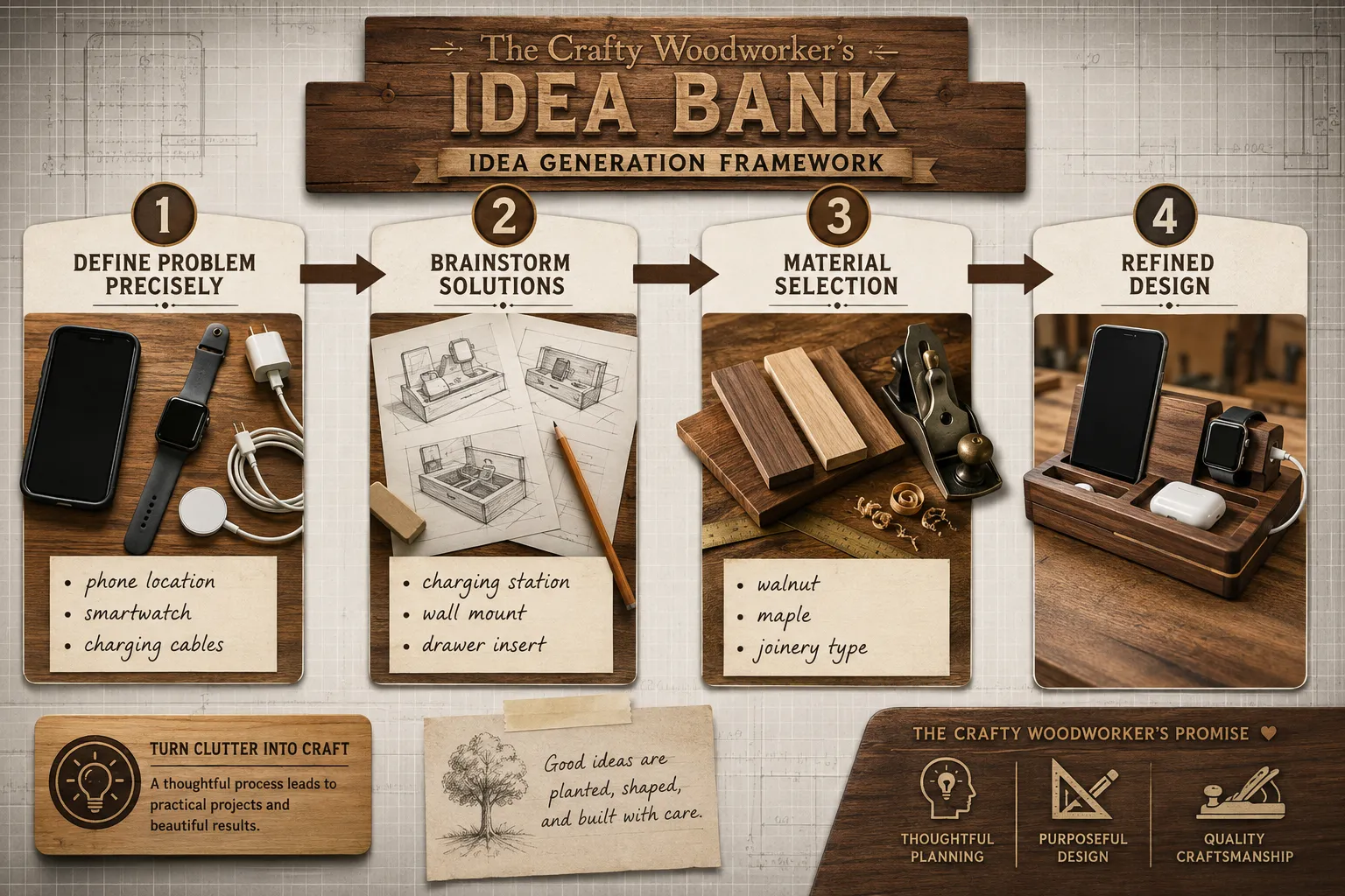 Building Your Idea Generation Framework for Practical Woodworking Projects