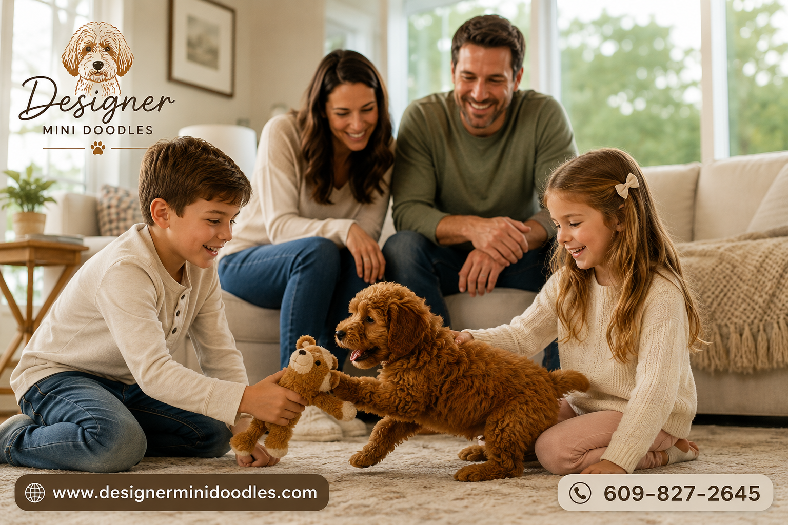 Are Mini Goldendoodles Good With Kids and Other Pets?