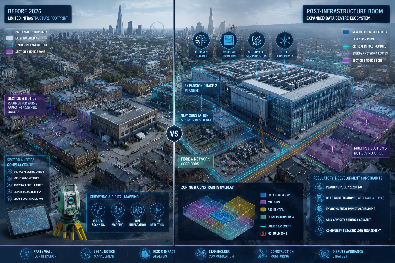 Survey Strategies for Non-Edge Locations and Infrastructure Hotspots