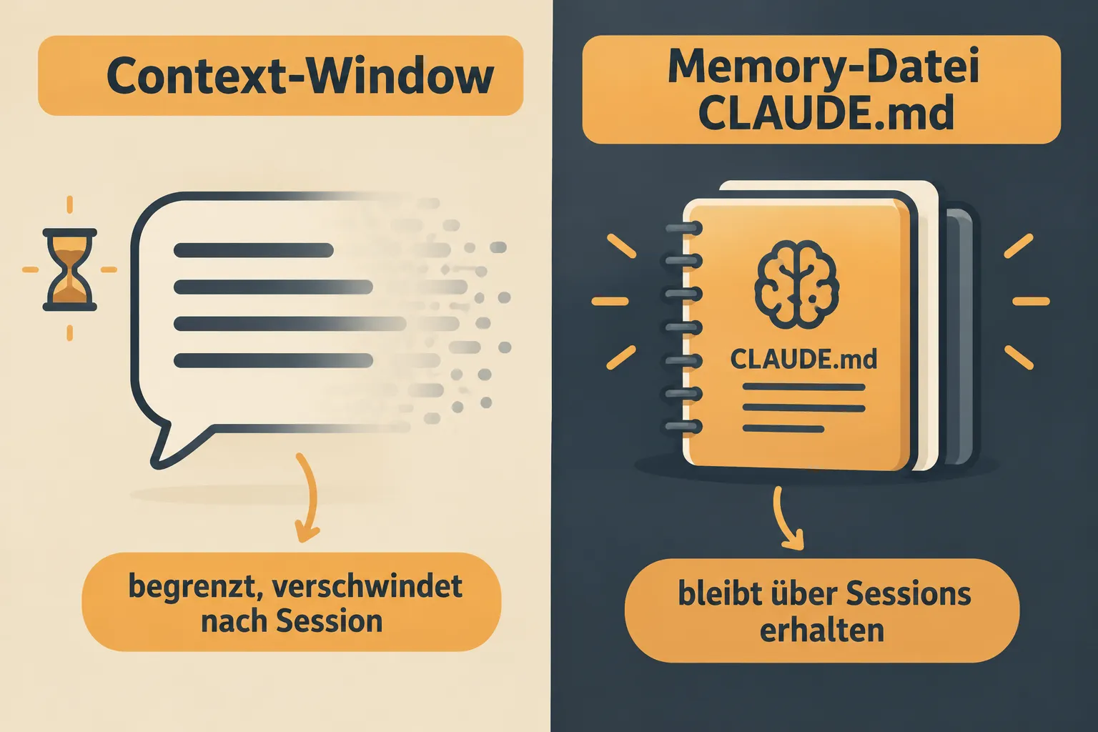 Memory-Dateien: Das Gedächtnis jenseits des Context-Windows
