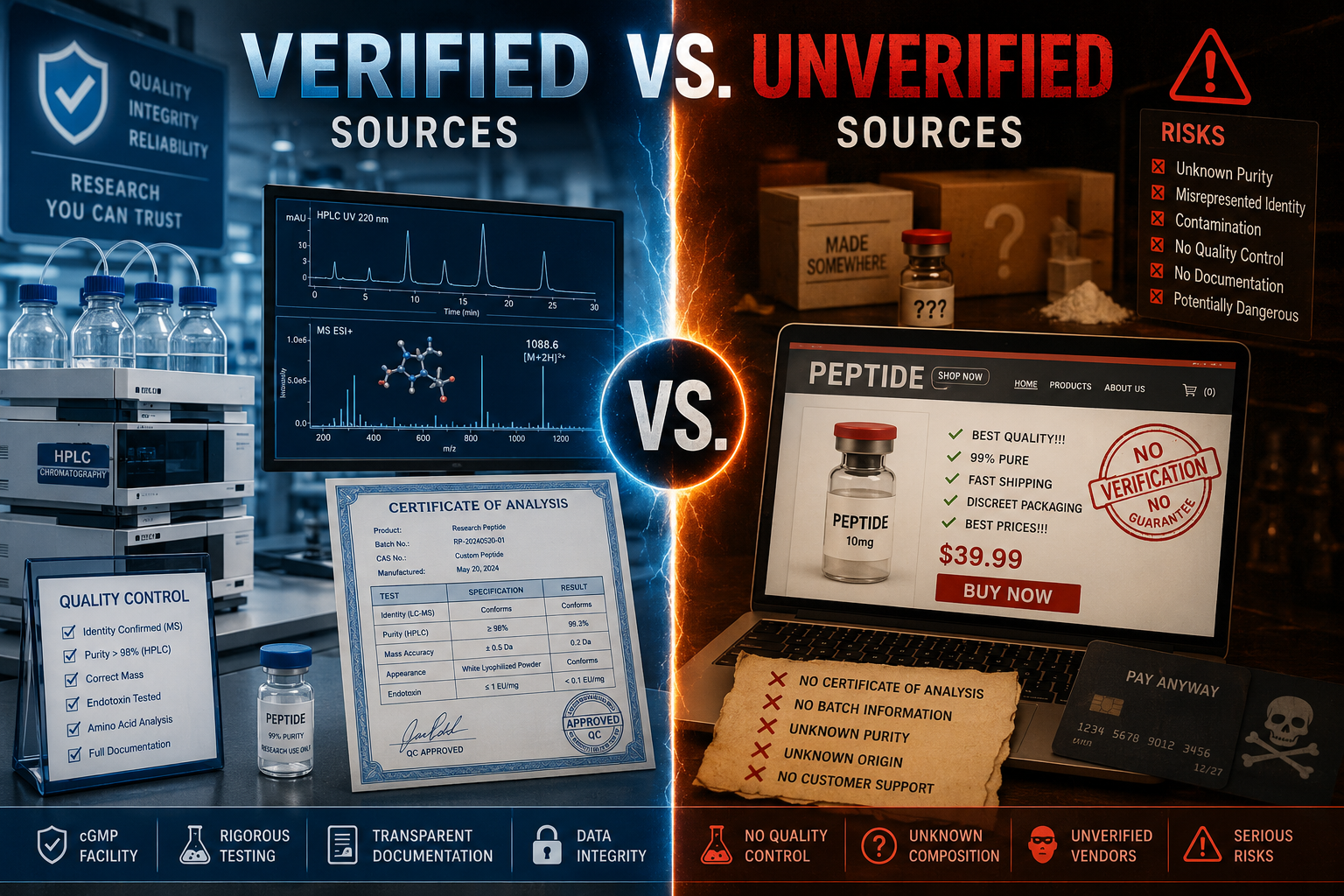 A Guide to Sourcing High-Purity Peptides: Supplier Vetting Criteria