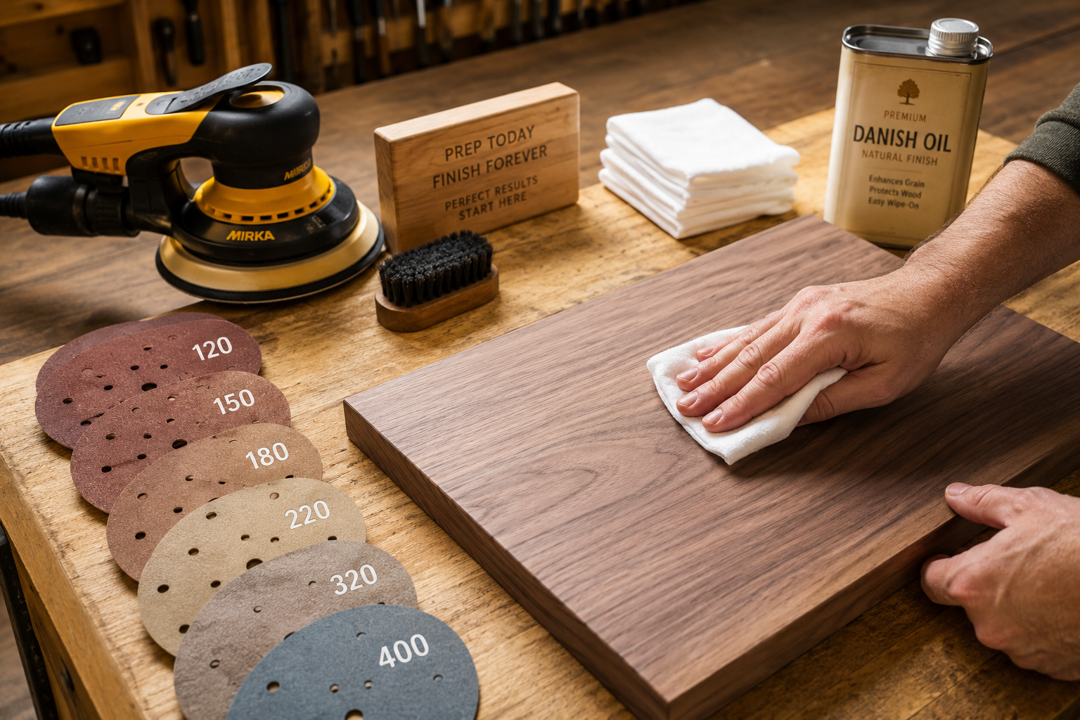 The Foundation: Impeccable Surface Preparation for Oil Finishing
